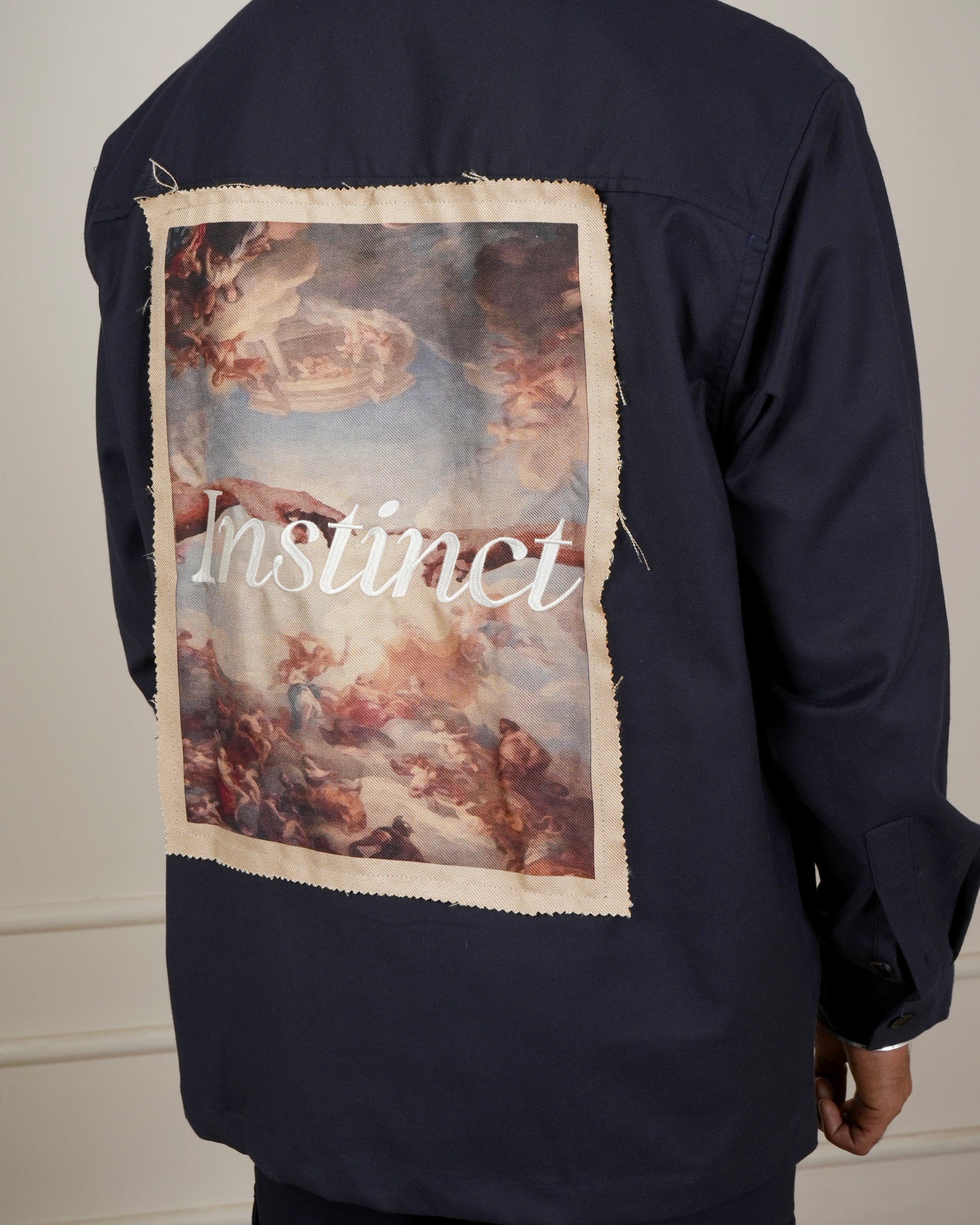 The Renaissance Shacket - (Navy Blue)