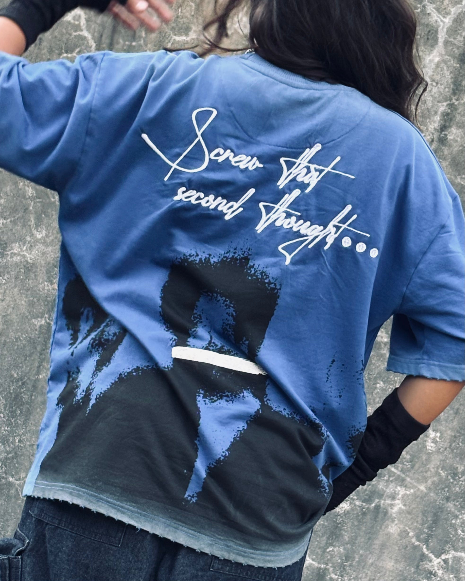 STFU - Oversized T-Shirt (Royal Blue)