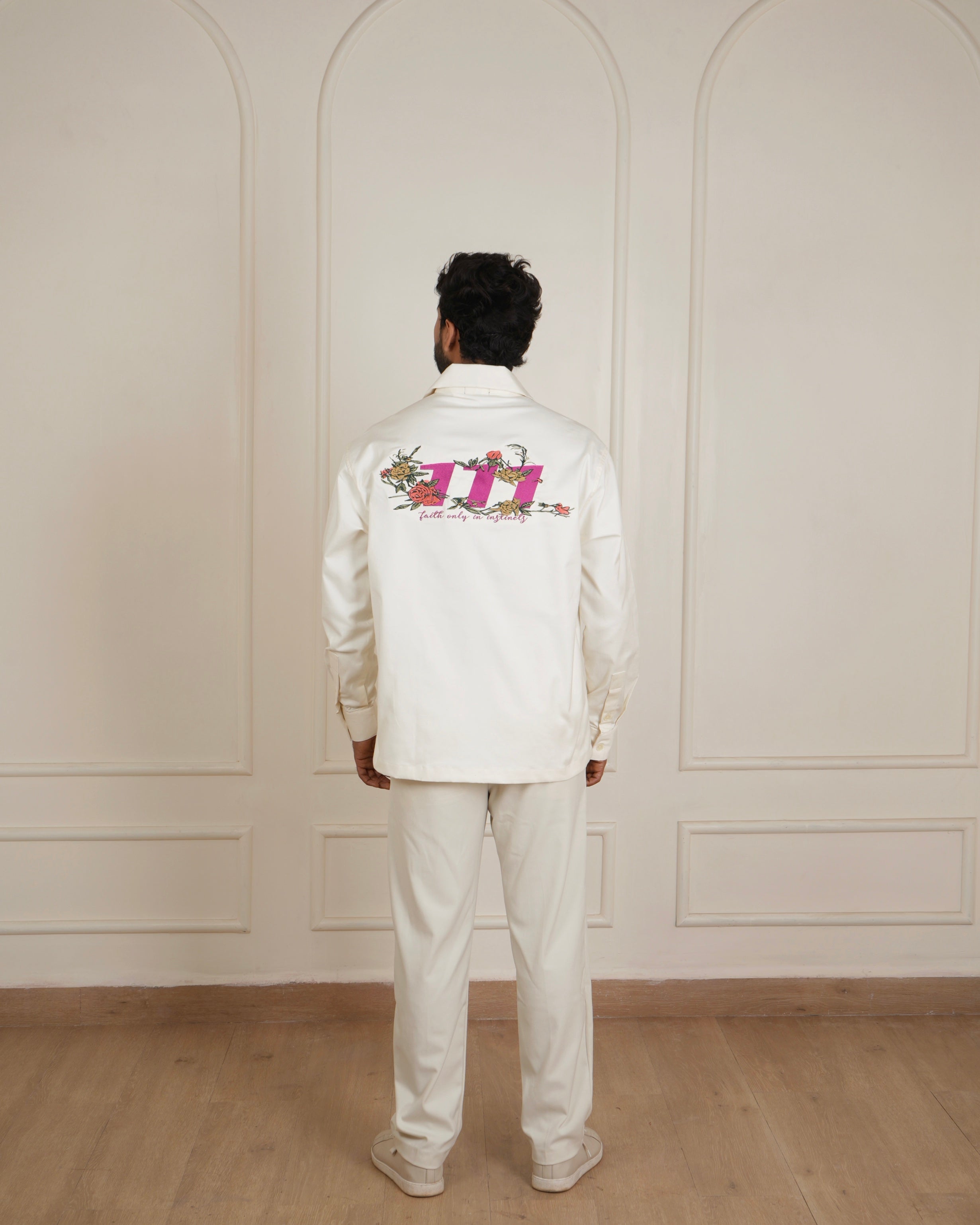 The Intuition Shacket - (Off-White)