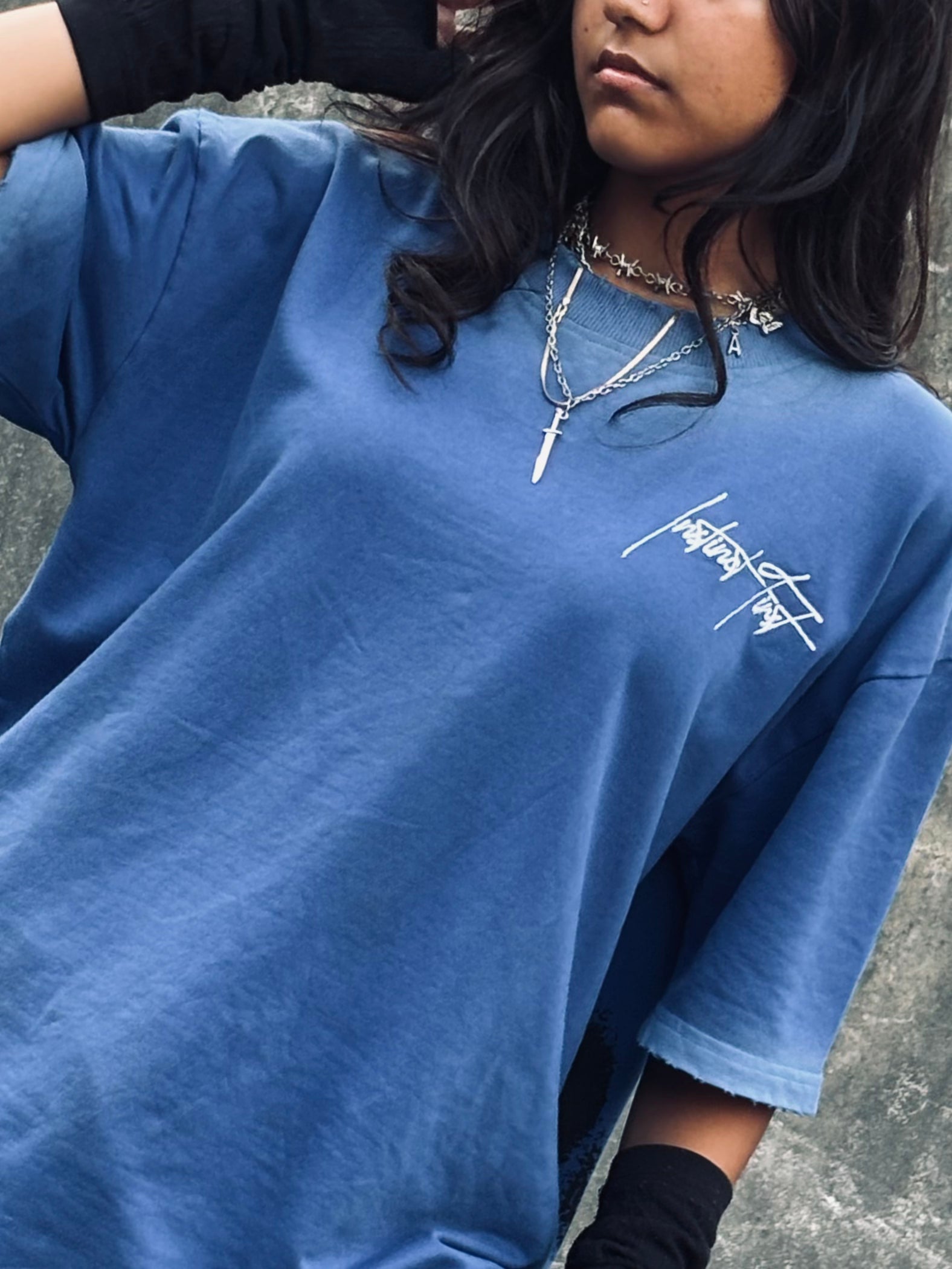 STFU - Oversized T-Shirt (Royal Blue)