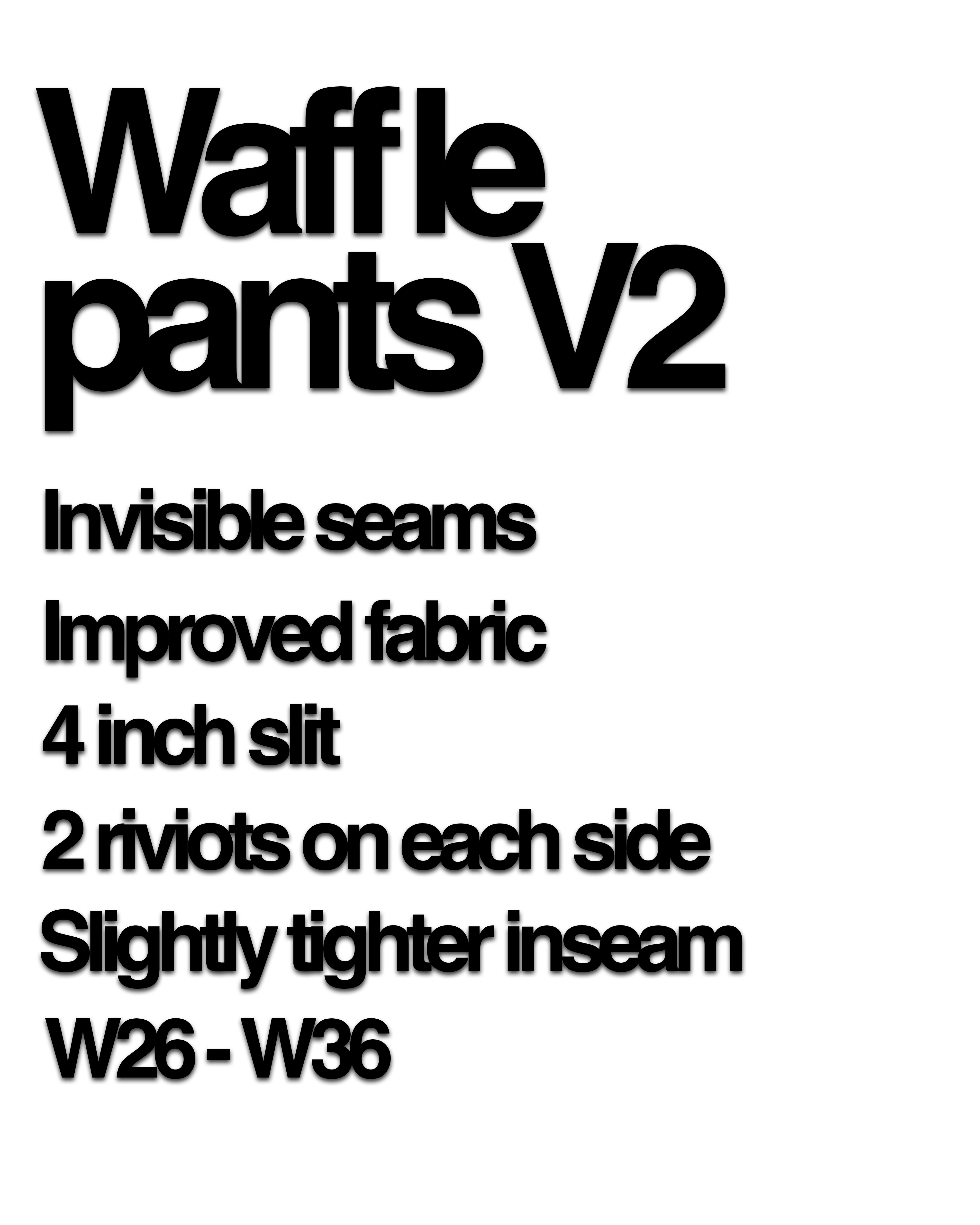 WAFFLE PANTS