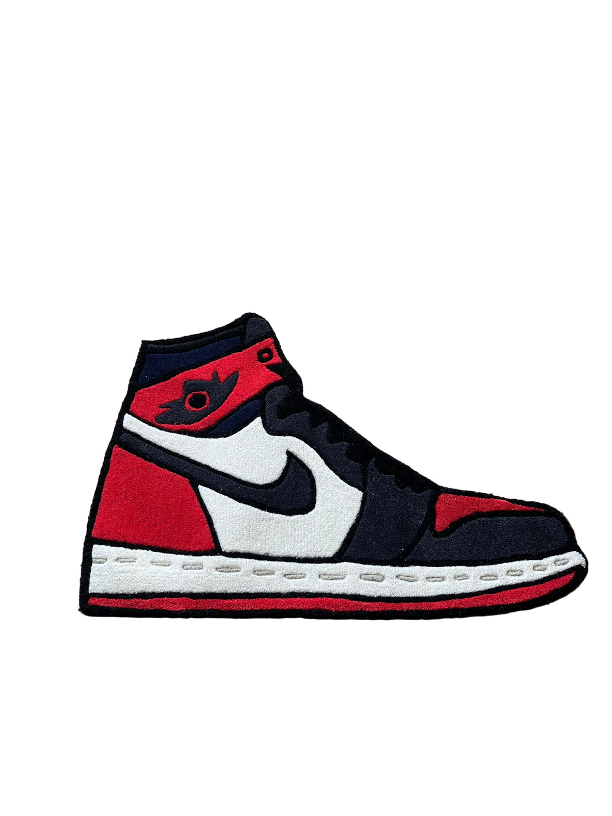 OG custom Red Shoe Hand Tufted Rug