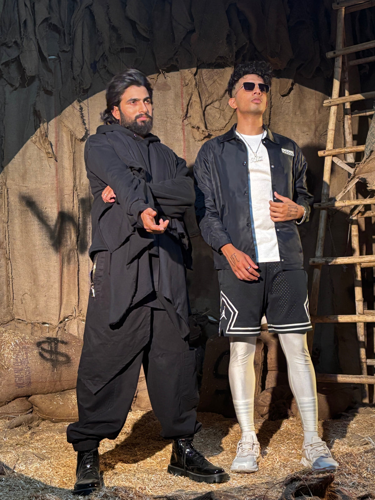 Asymmetric Aghoor Pants