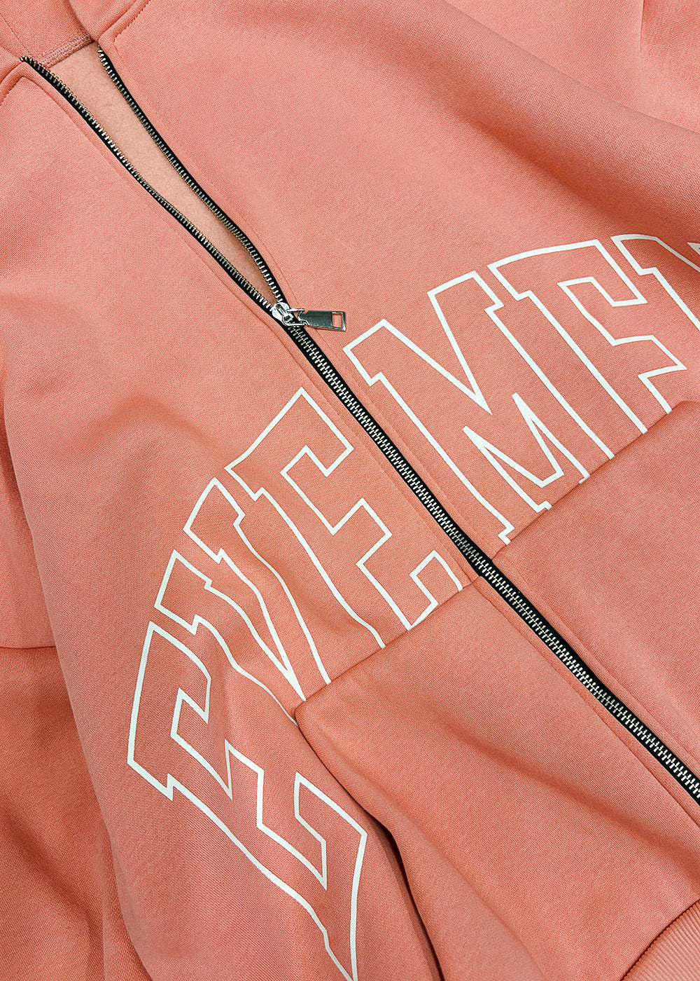 Genesis boxy zip through hoodie