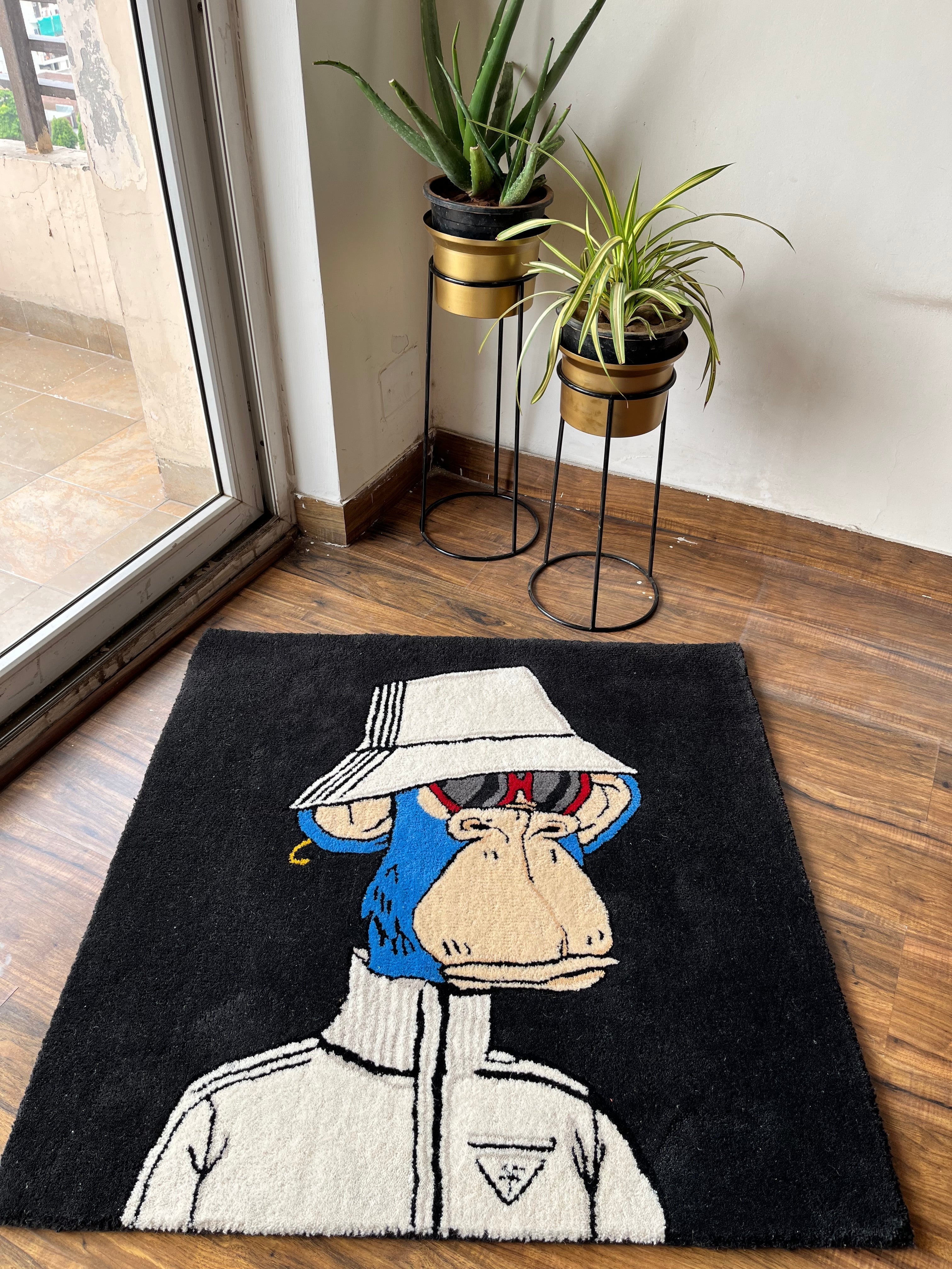 Sad Ape Custom Rug