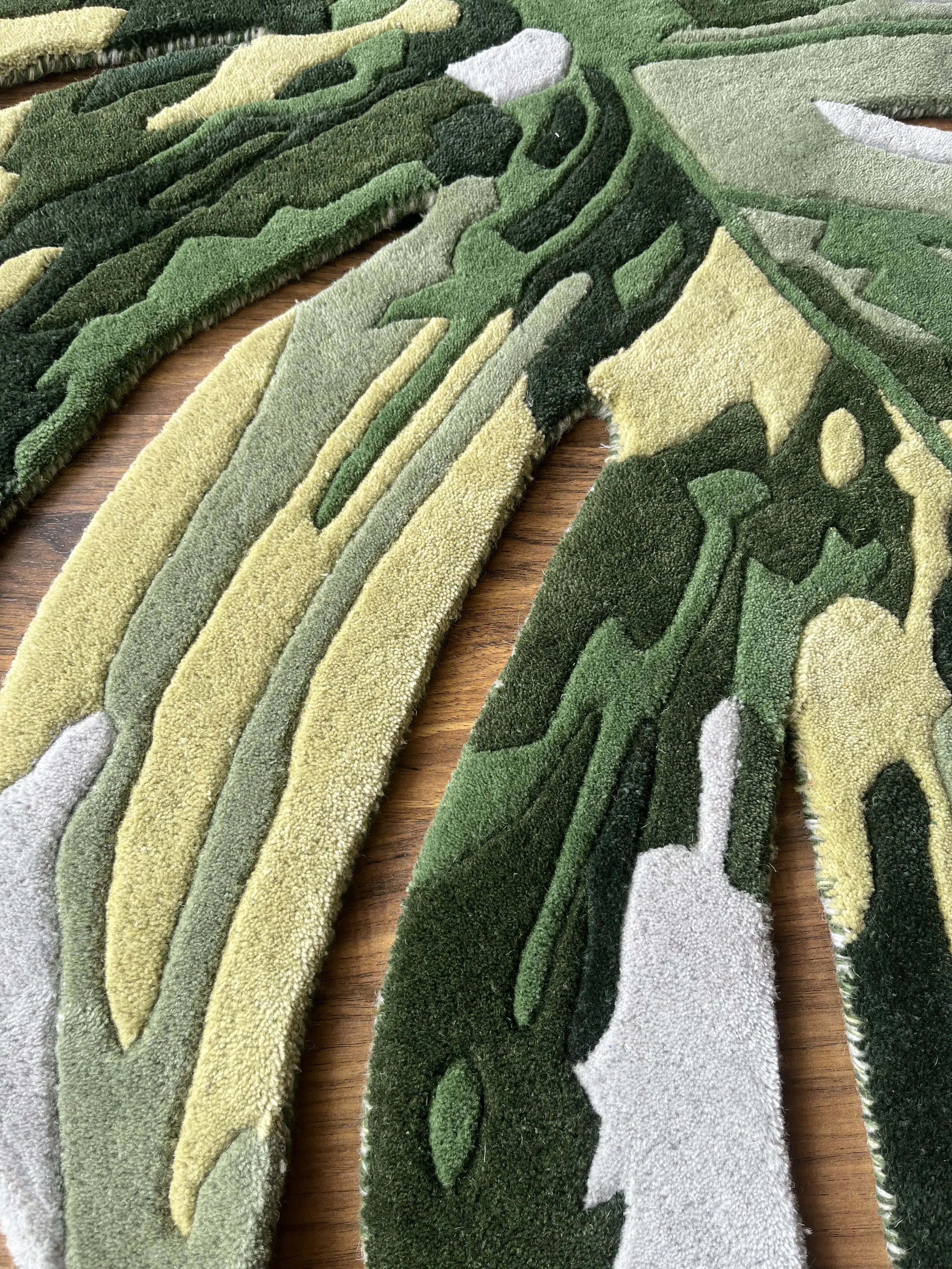 Monestera Leaf Custom Rug