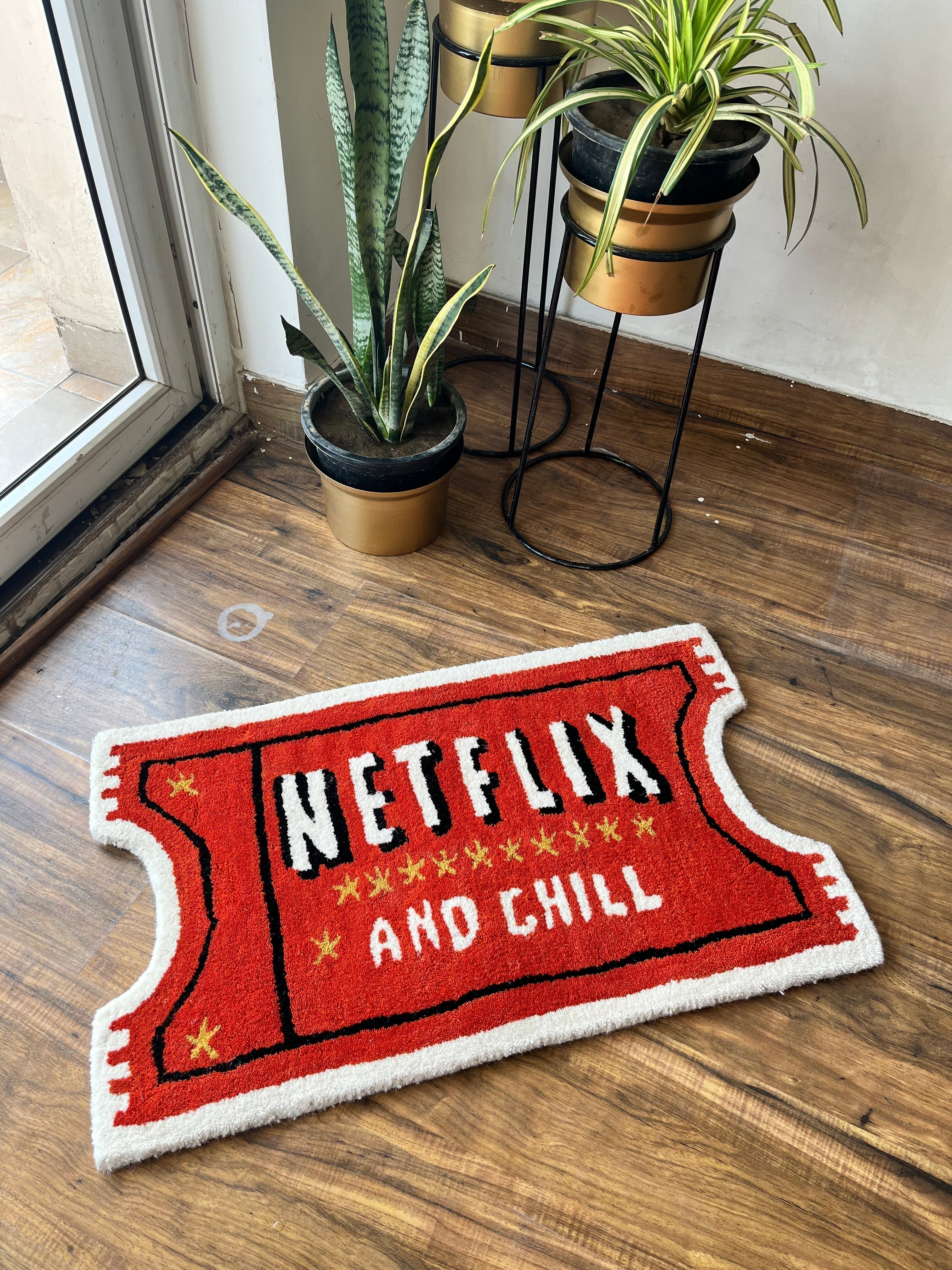 Netflixxx & Chill Custom Rug