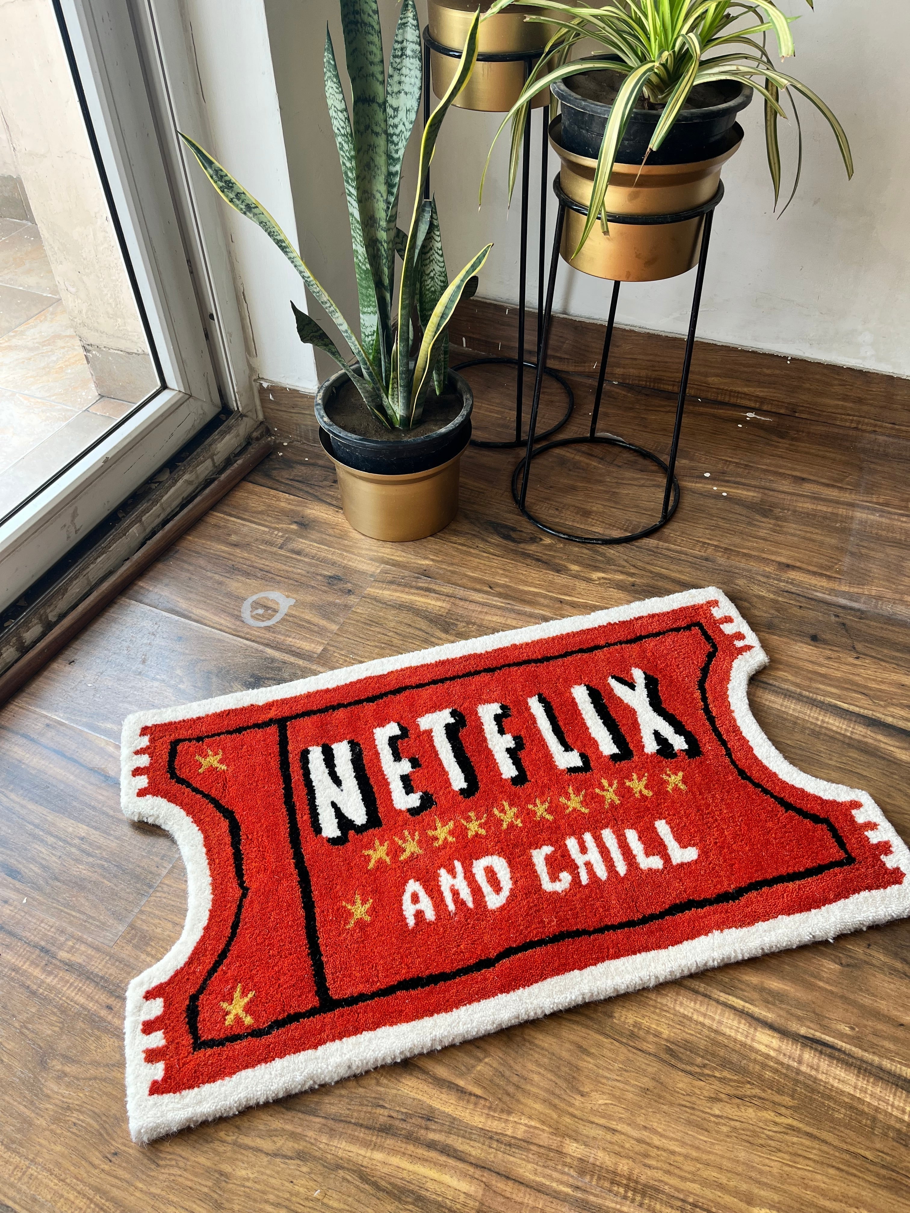 Netflixxx & Chill Custom Rug