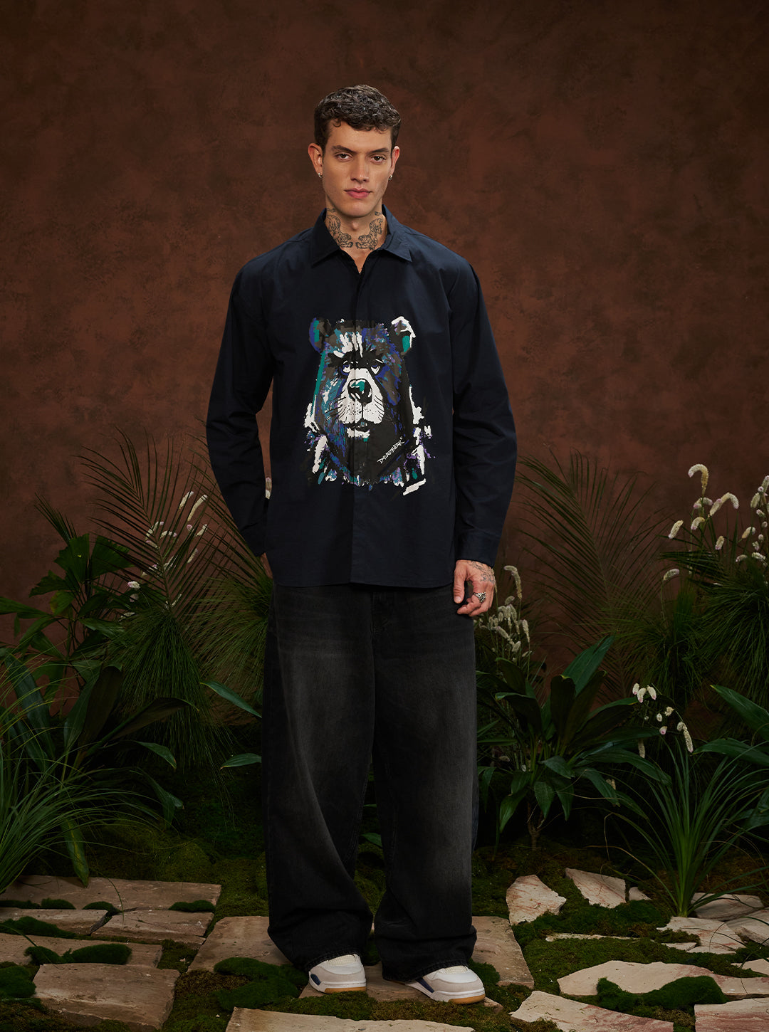 Grumpy Bear Shirt Navy