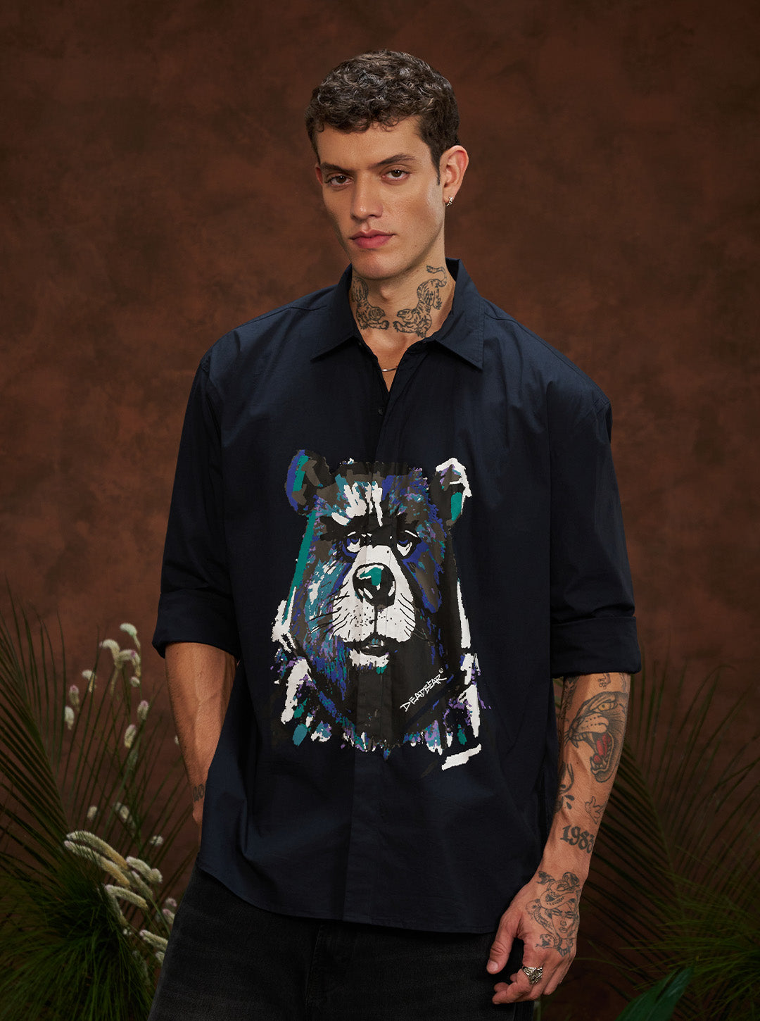 Grumpy Bear Shirt Navy