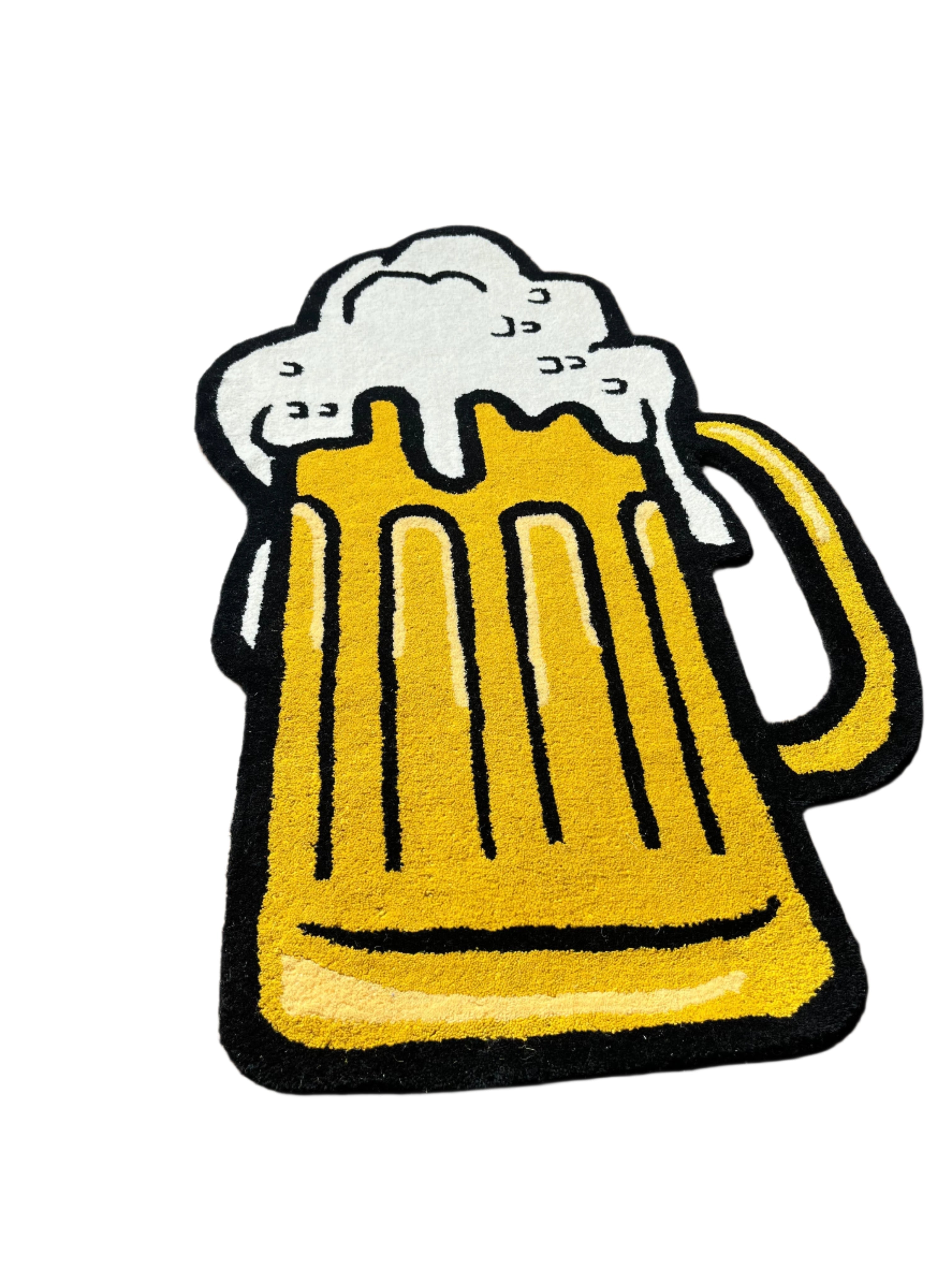 Beer Mug Hand Tufted Custom Rug by The Drip Co.