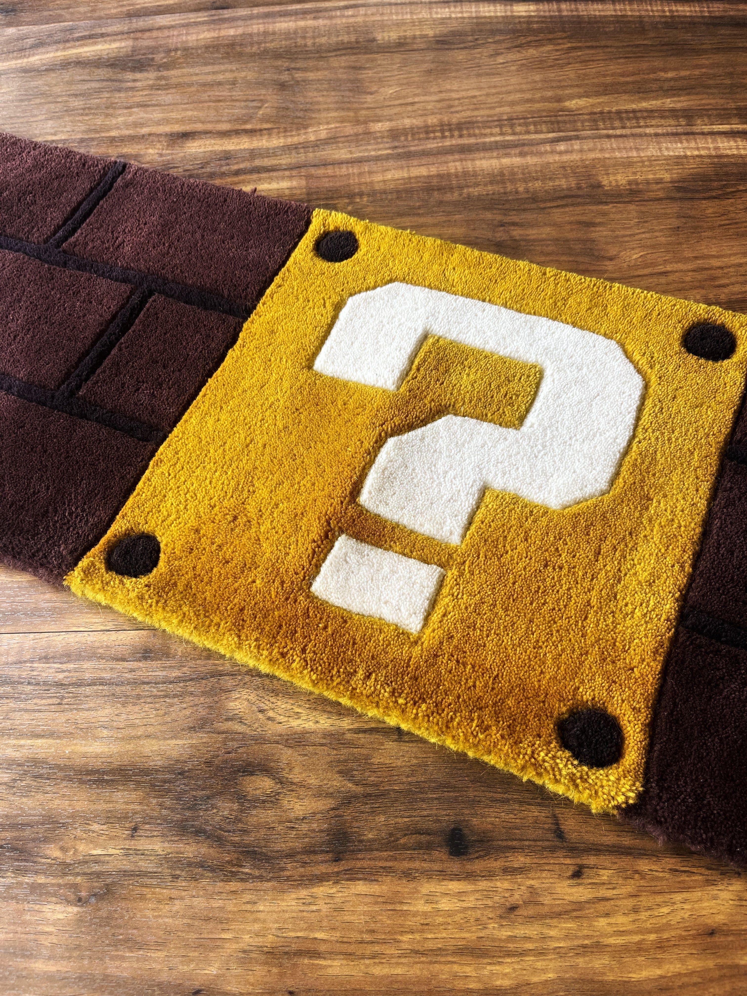 Mario Block Custom Rug