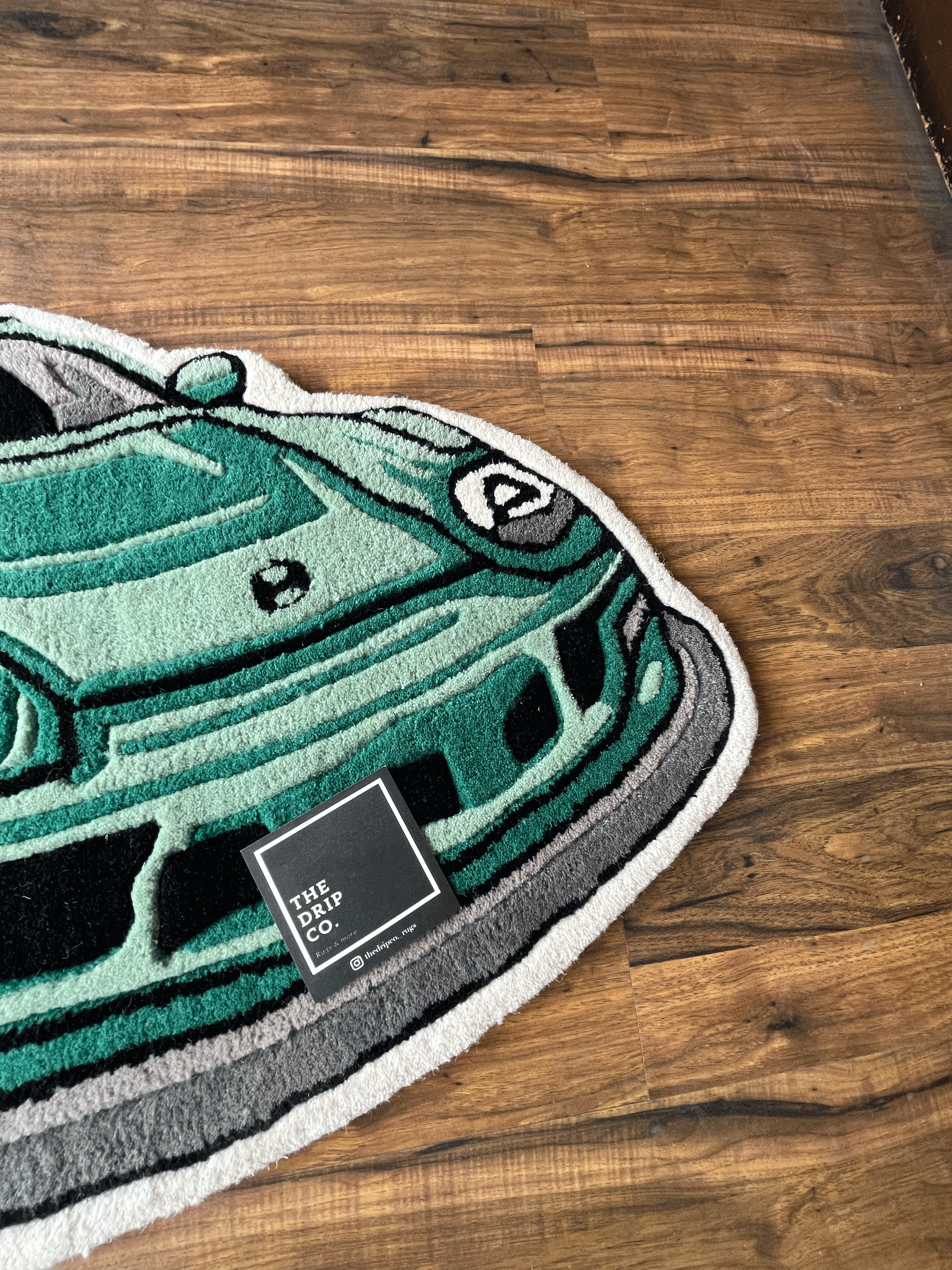 Porsche Car Custom Rug