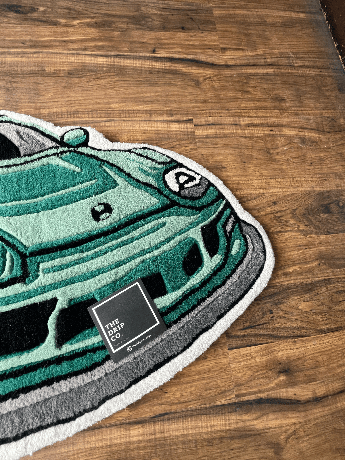 Porsche Car Custom Rug