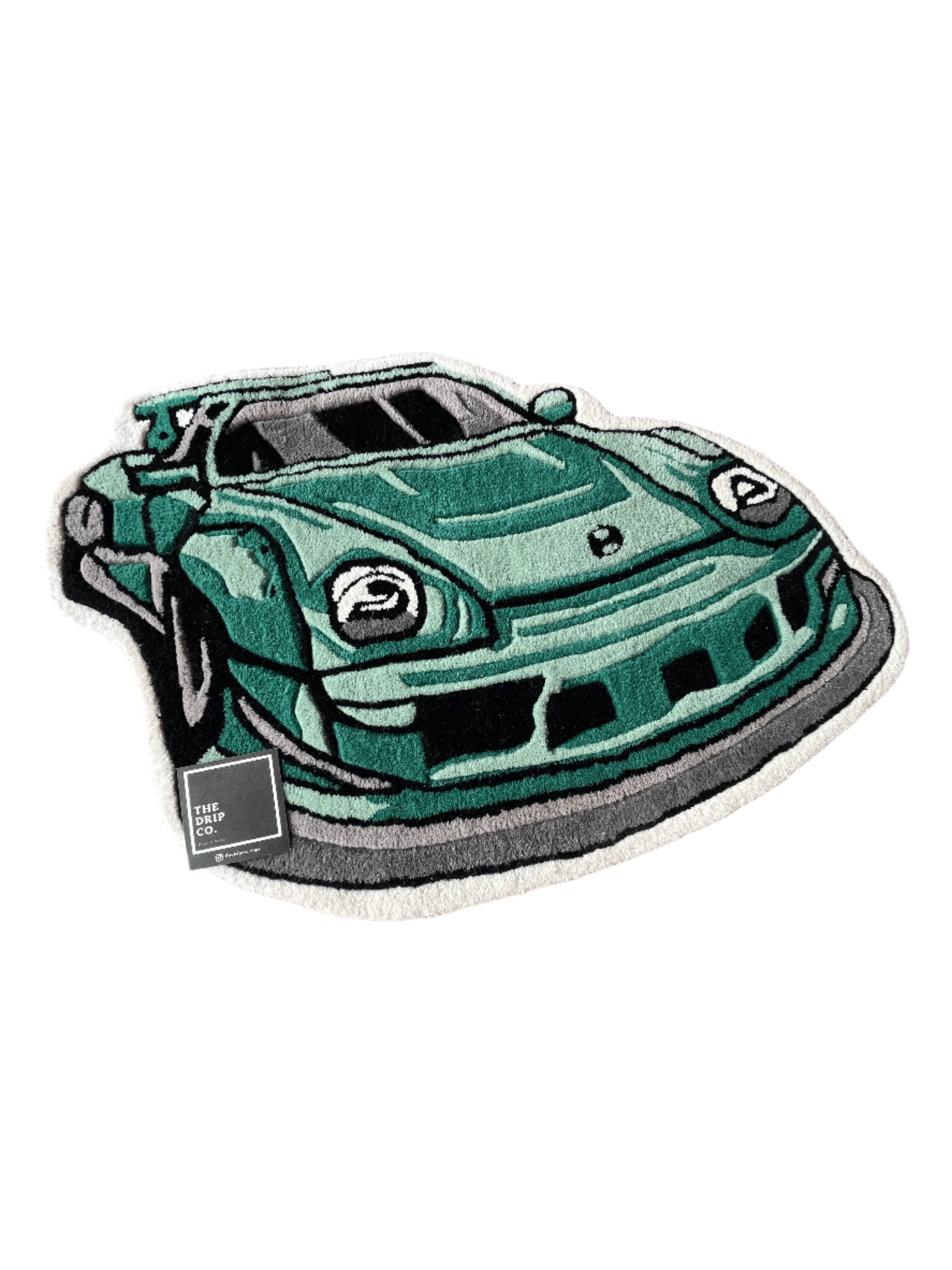 Porsche Car Custom Rug