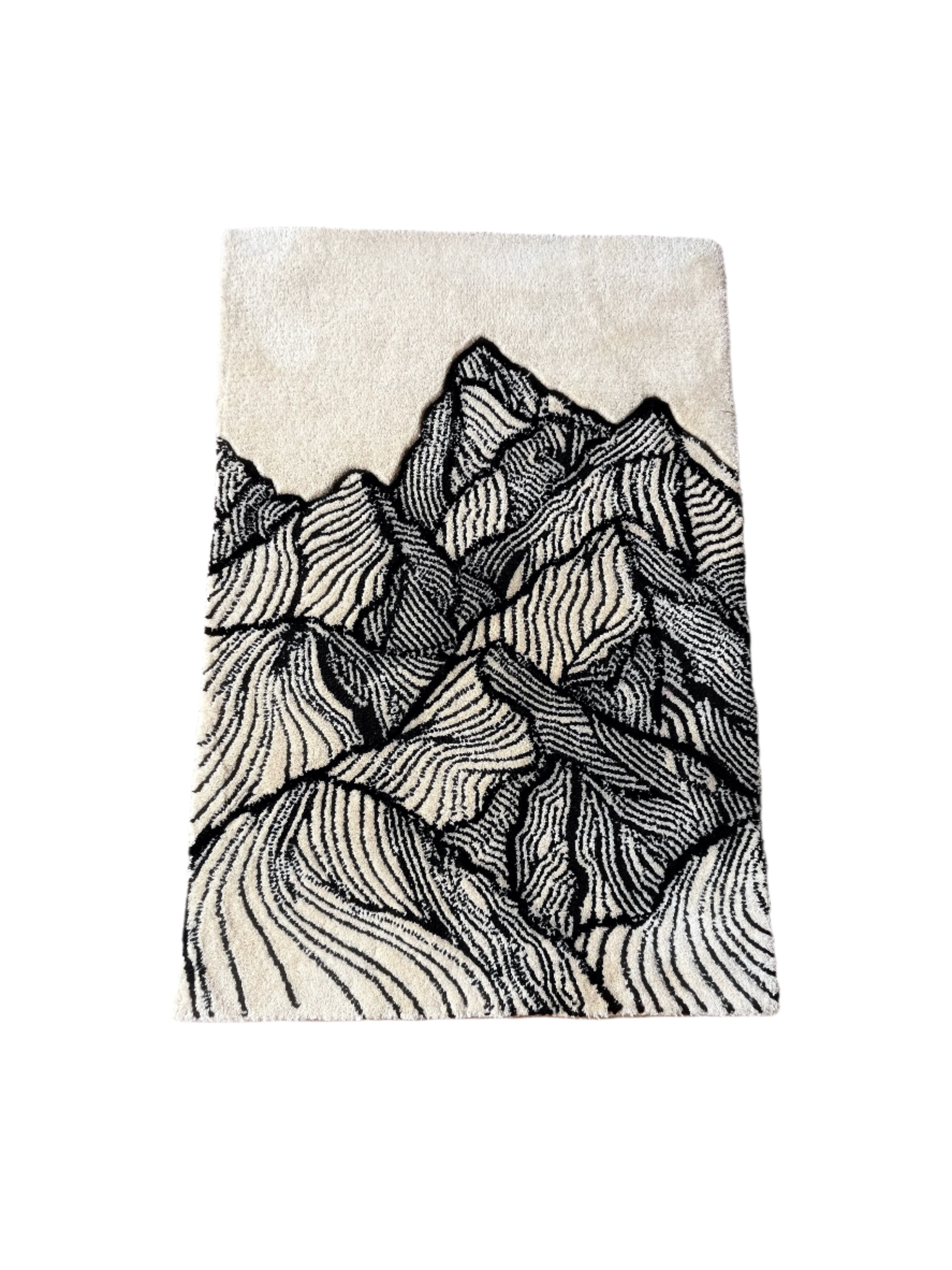 Modern mountain Custom Rug