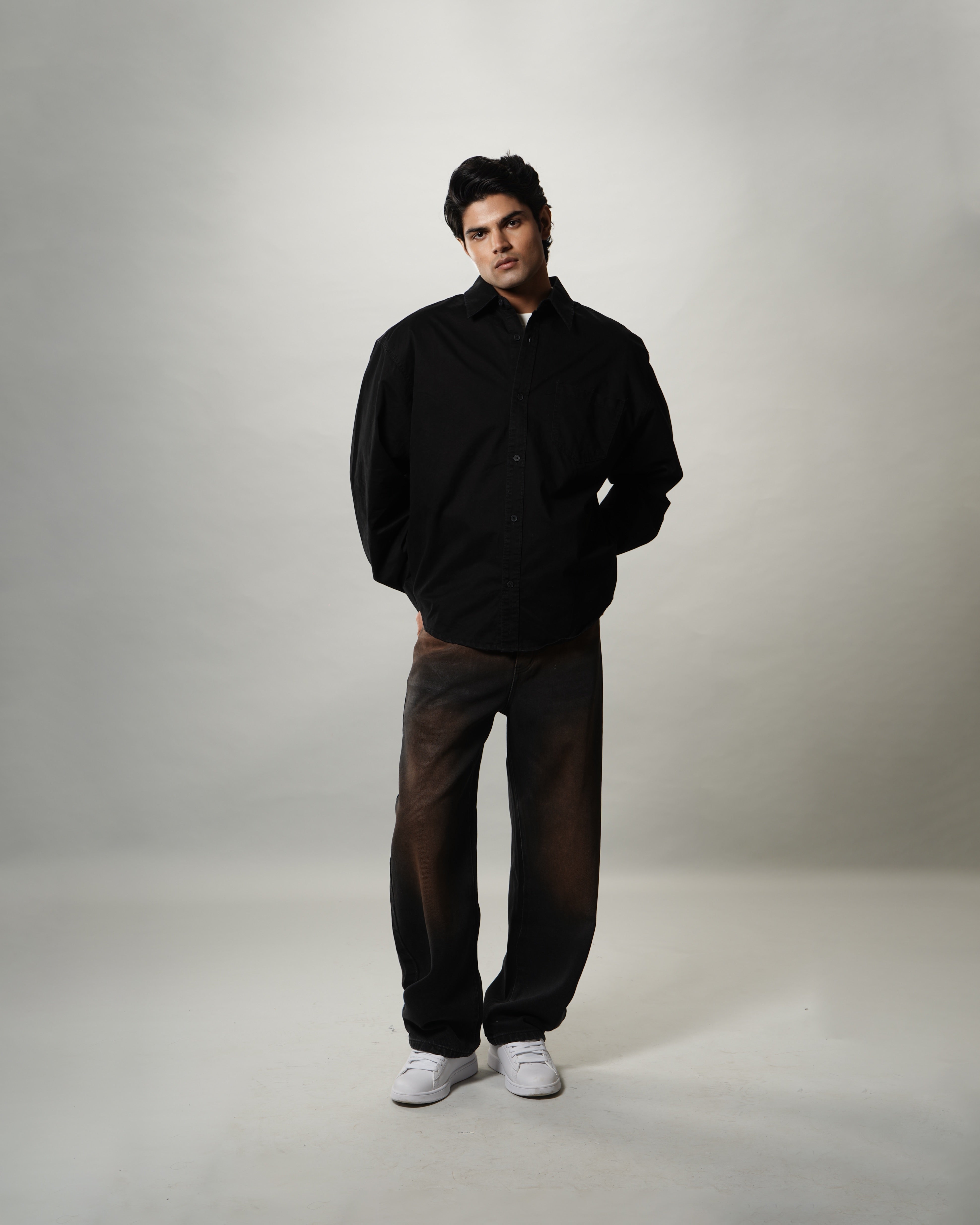 NOIR SCRIPT SHIRT