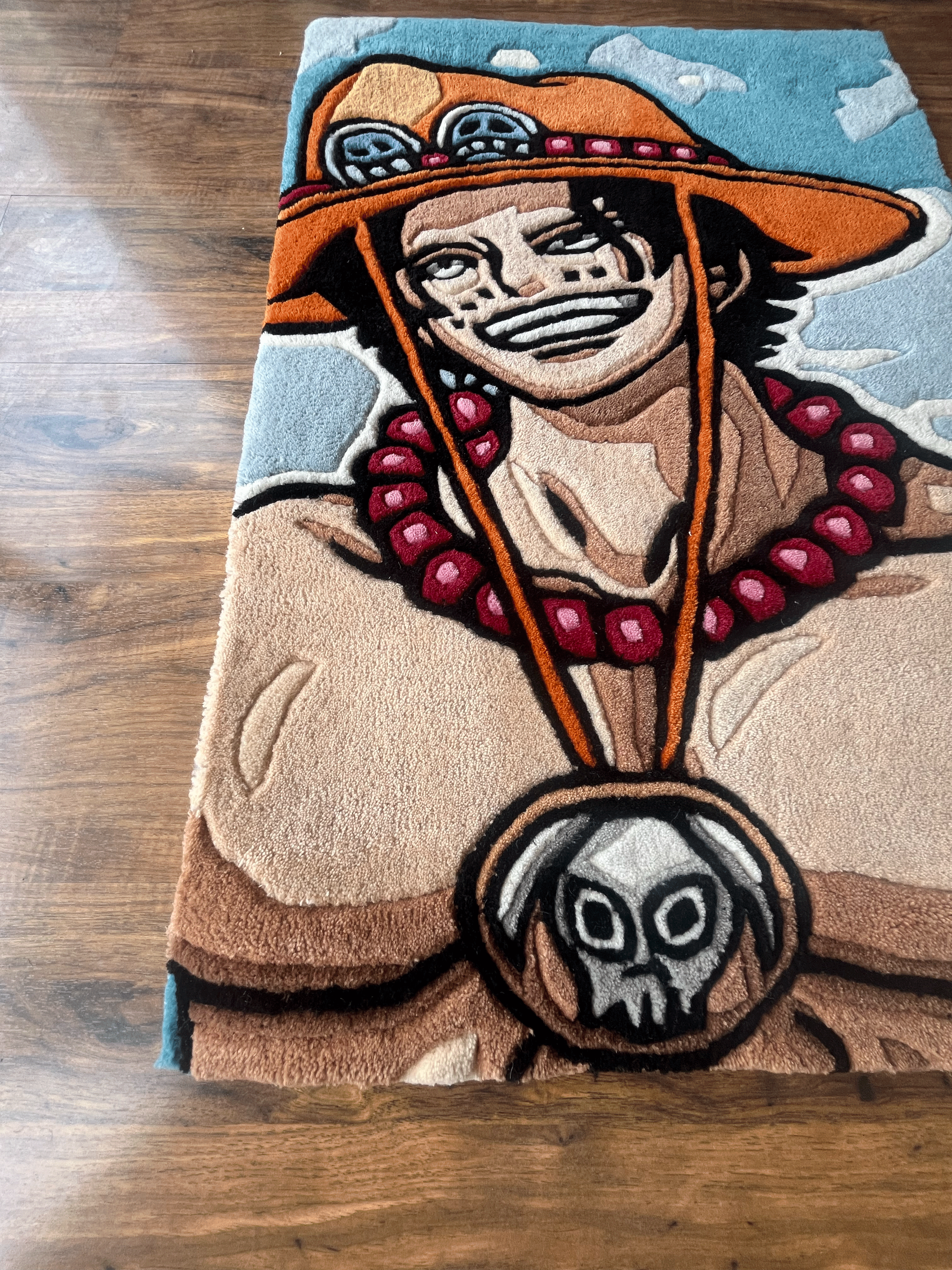 Anime Pirate Character Custom Rug