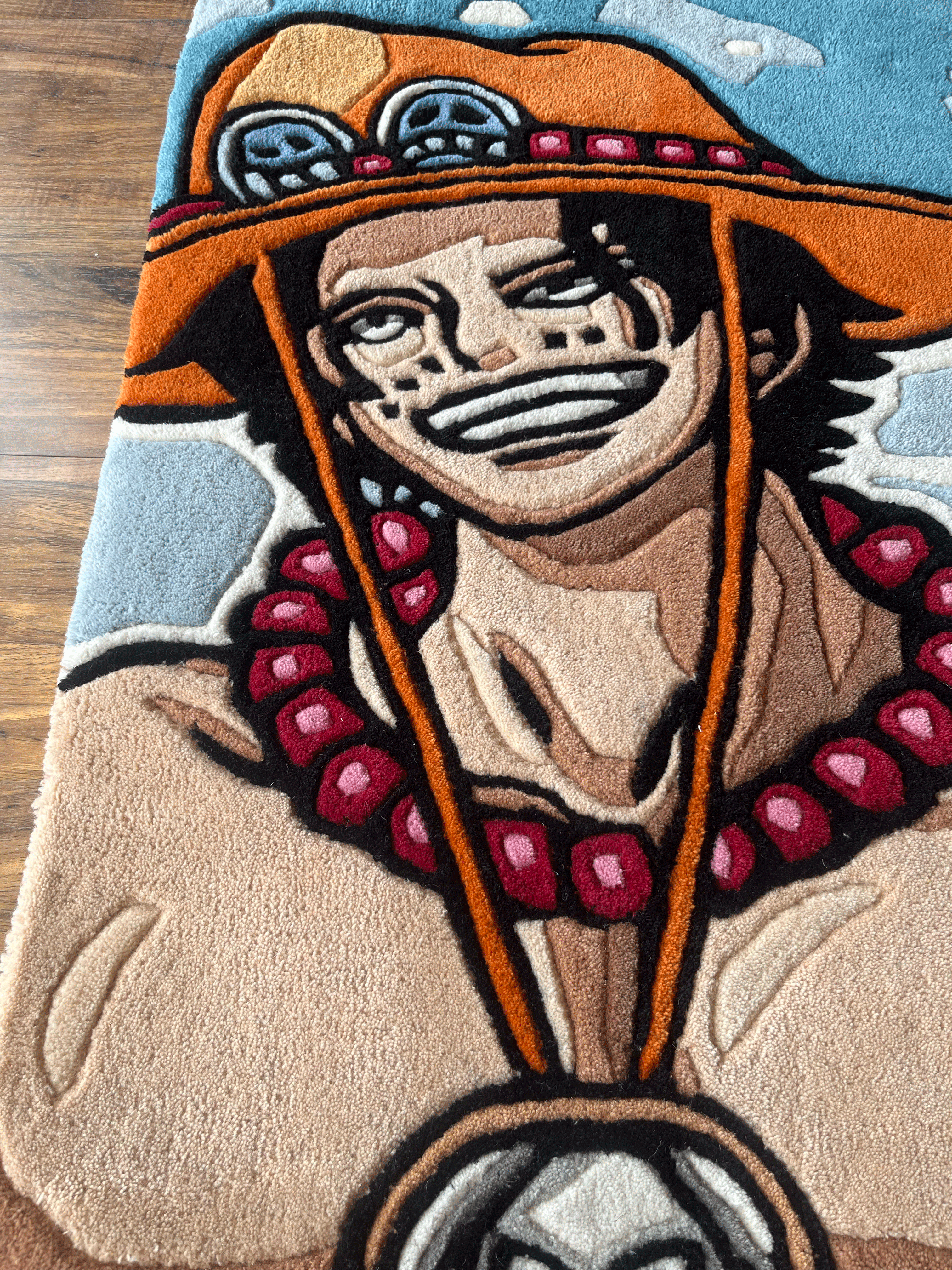 Anime Pirate Character Custom Rug