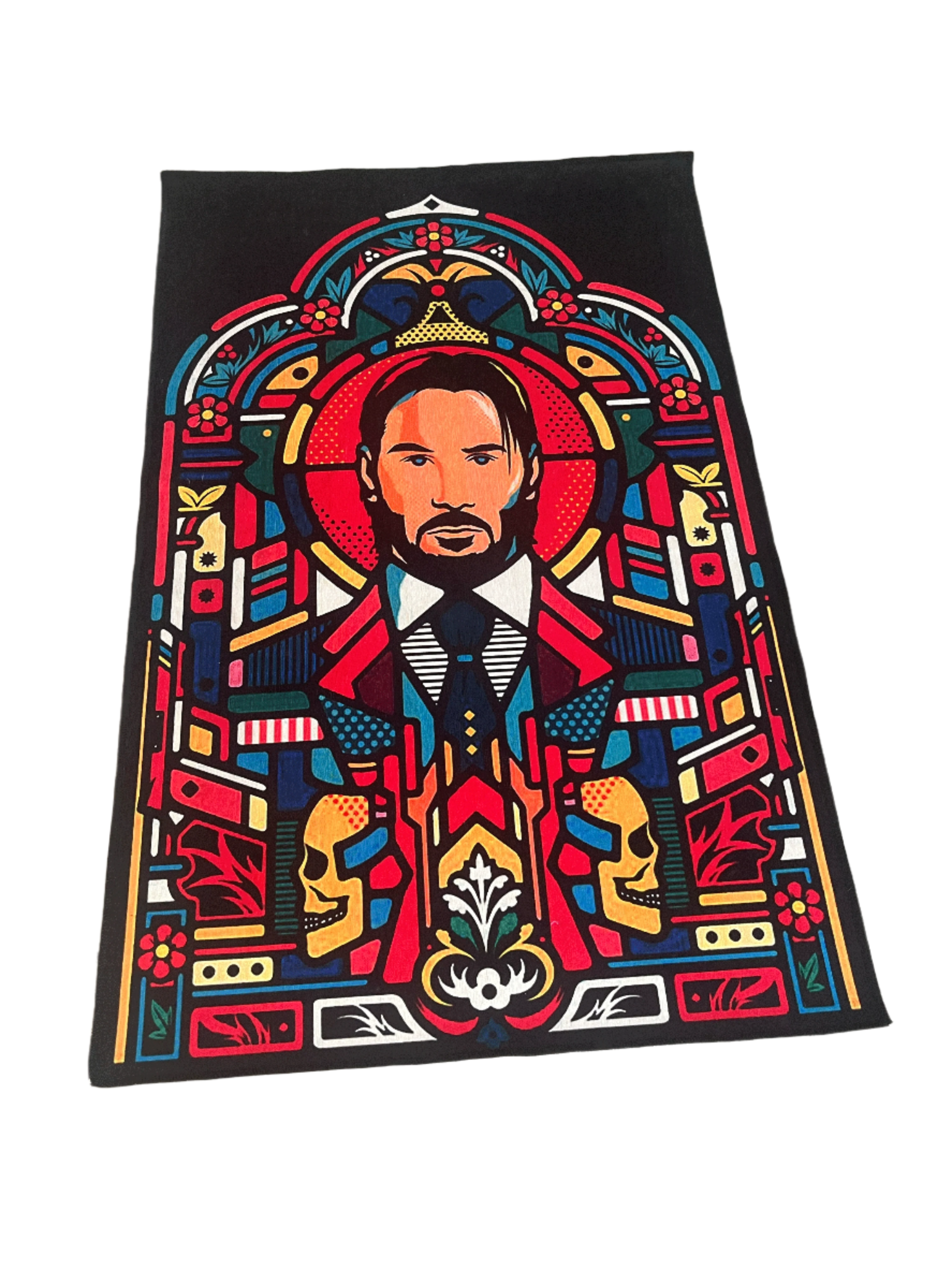 Keenu Reves Printed Washable Custom Rug