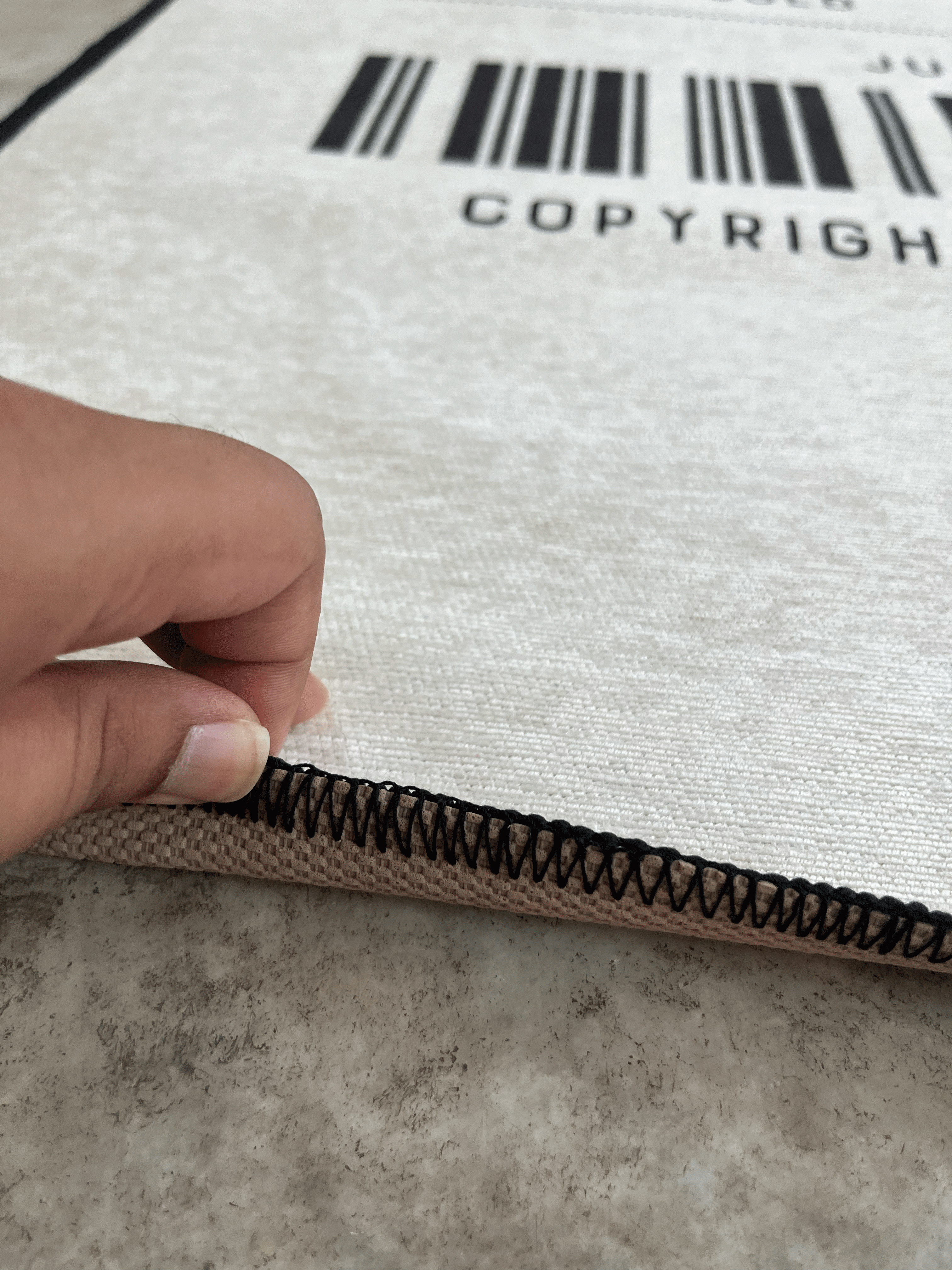 Yeezus Kanye West Receipt Printed Custom Rug