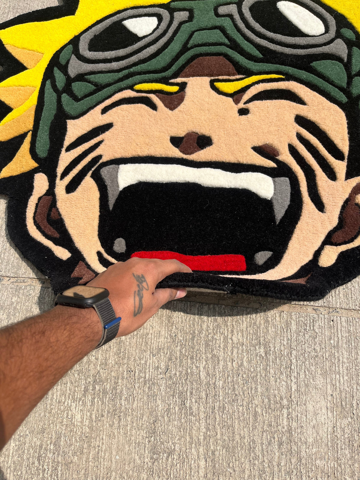 Naruto Face Custom Rug
