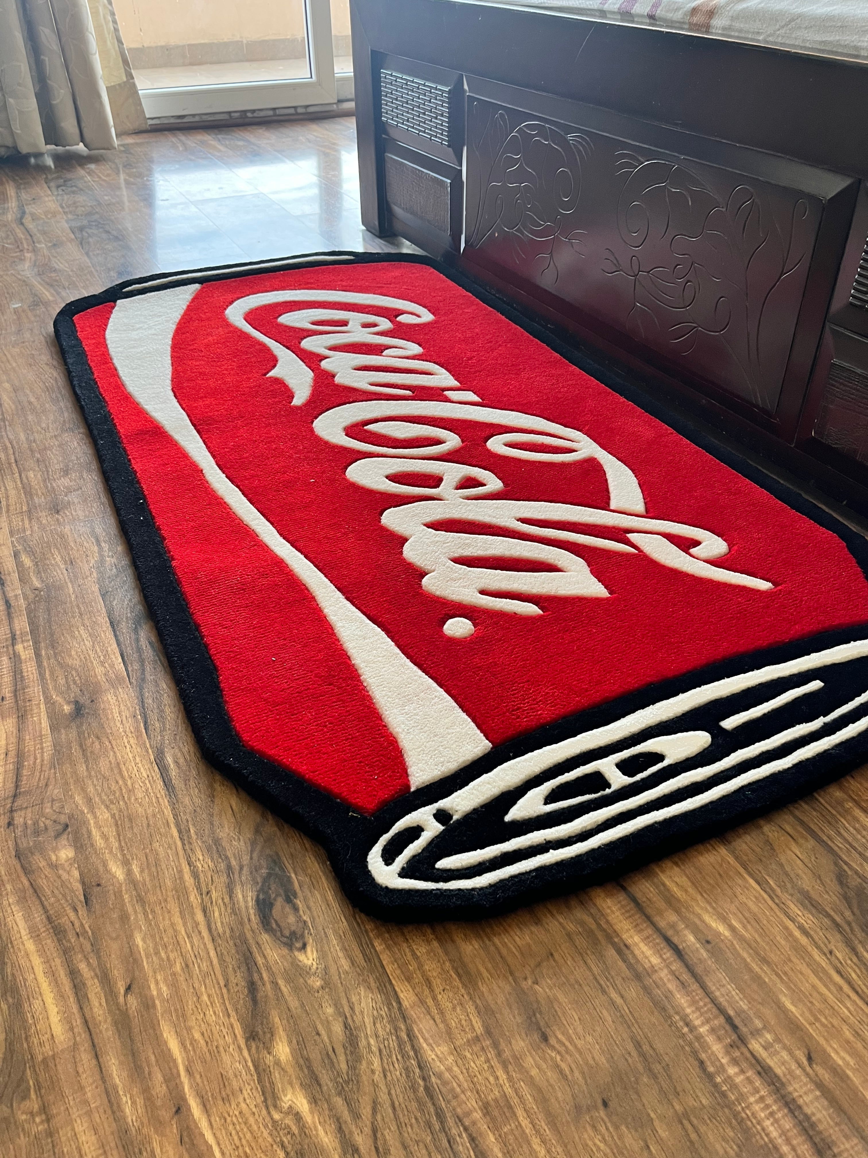 Cola Can Hand Tufted Custom Rug