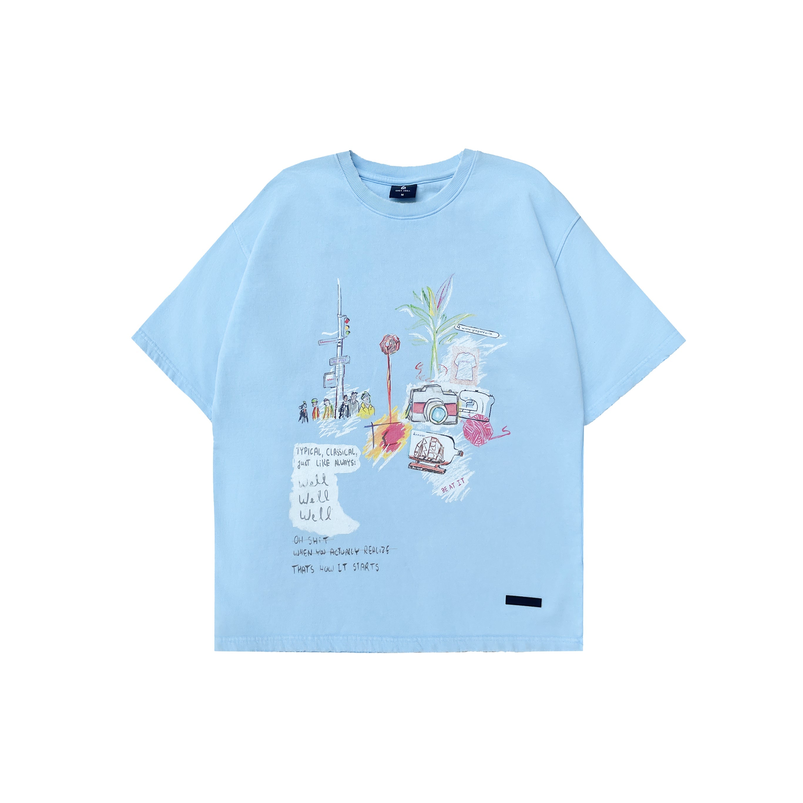 WIP T-SHIRT (SKY BLUE)