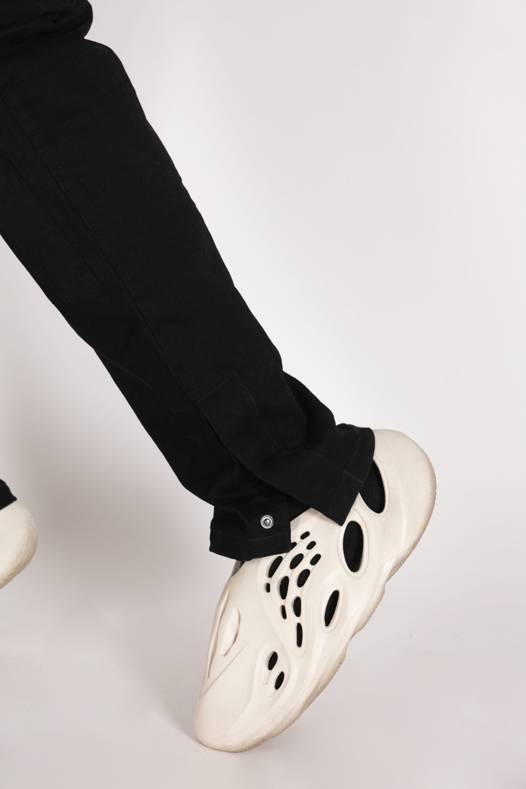 Washed Black Cargo Pants