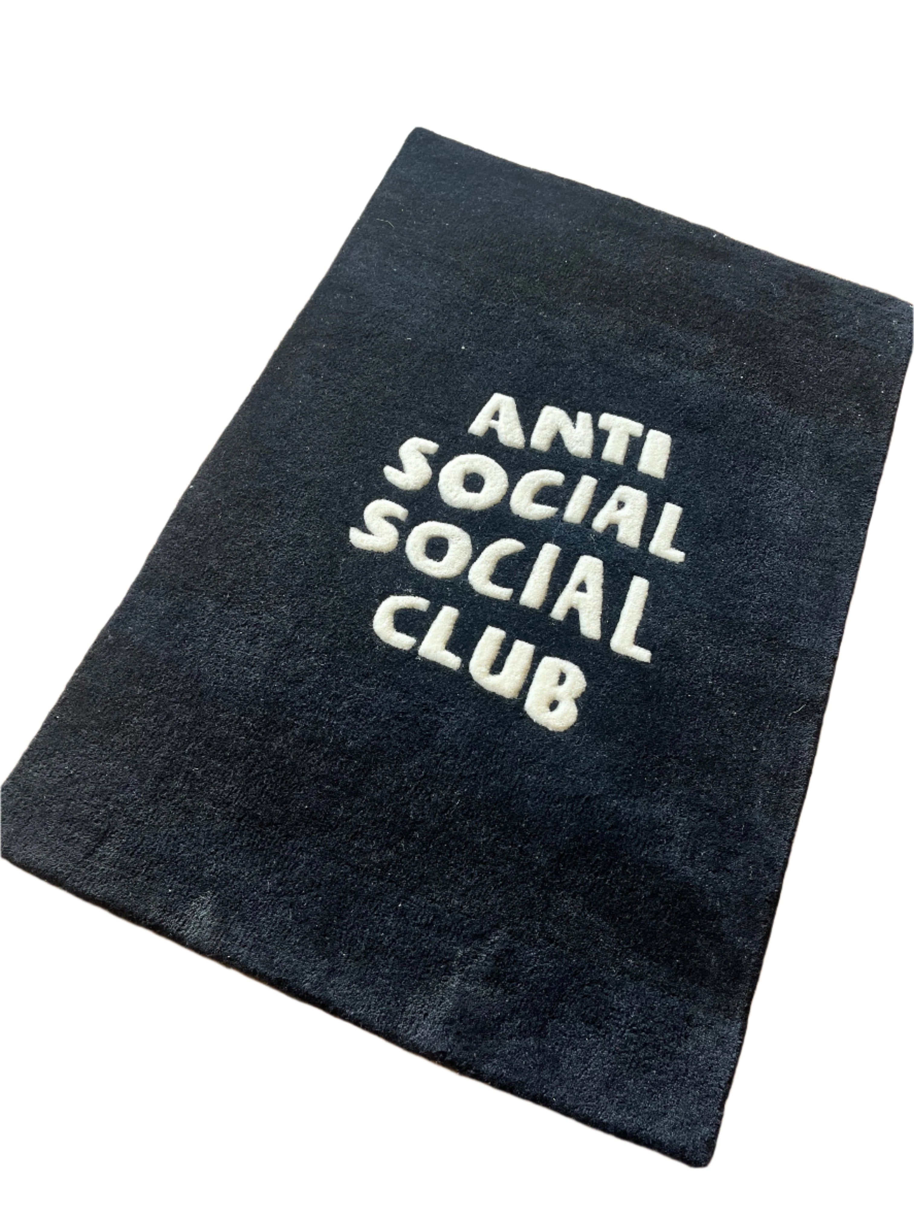 Anti-Social Social-Club Hand Tufted Custom Rug by Drip Co.