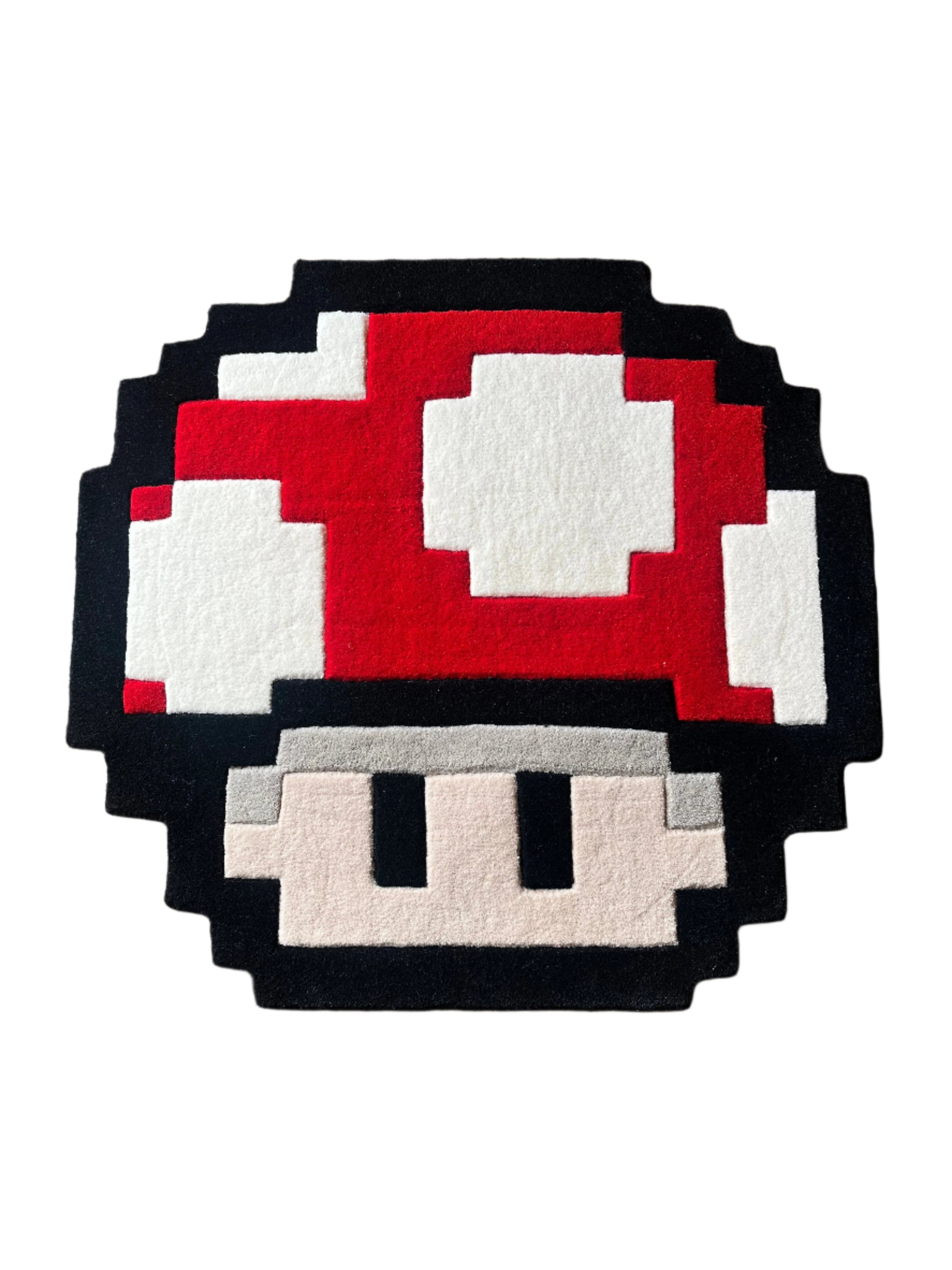 Mushroom Retro Gaming Custom Rug