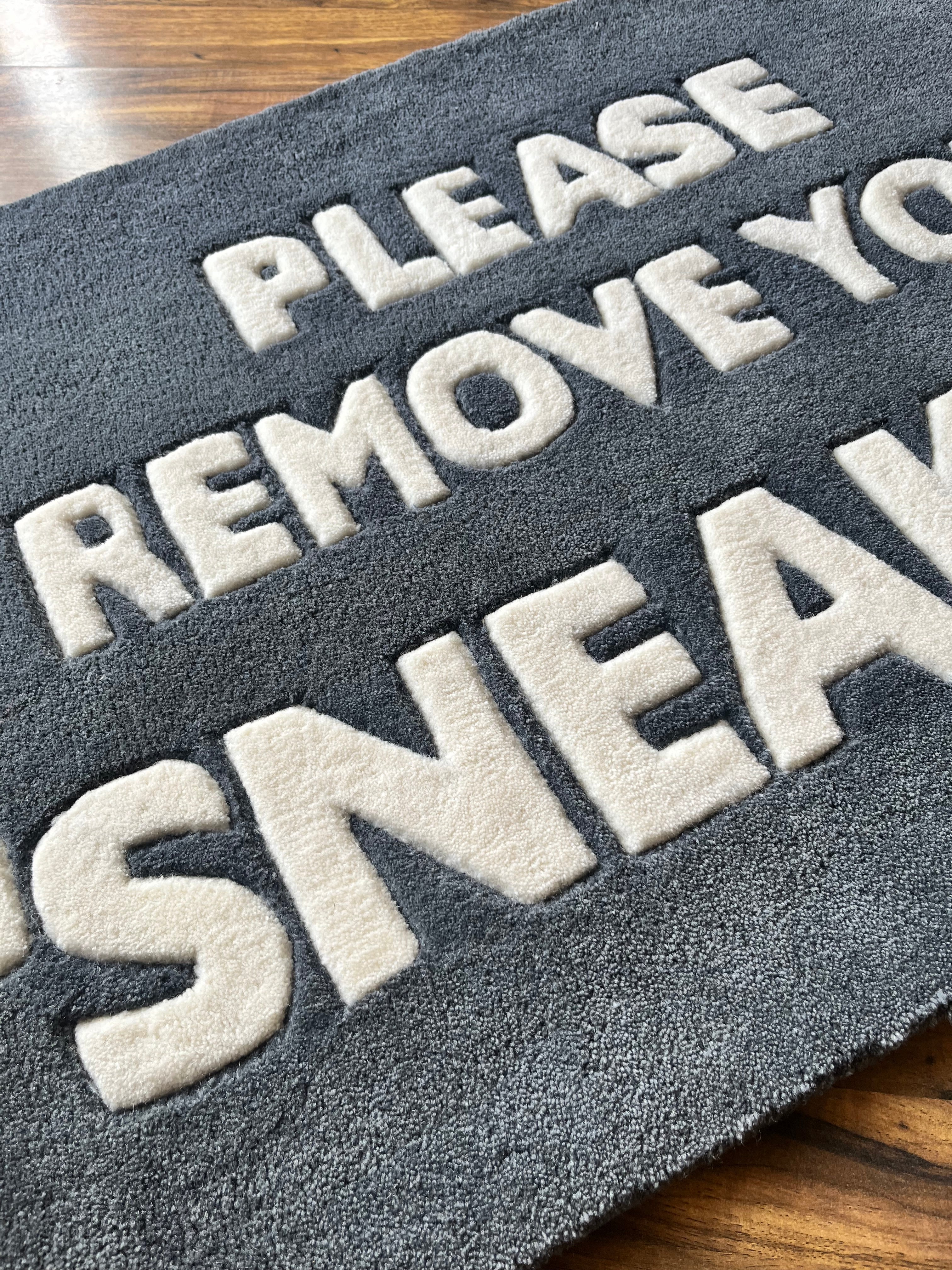 Remove your Sneakers Custom Rug