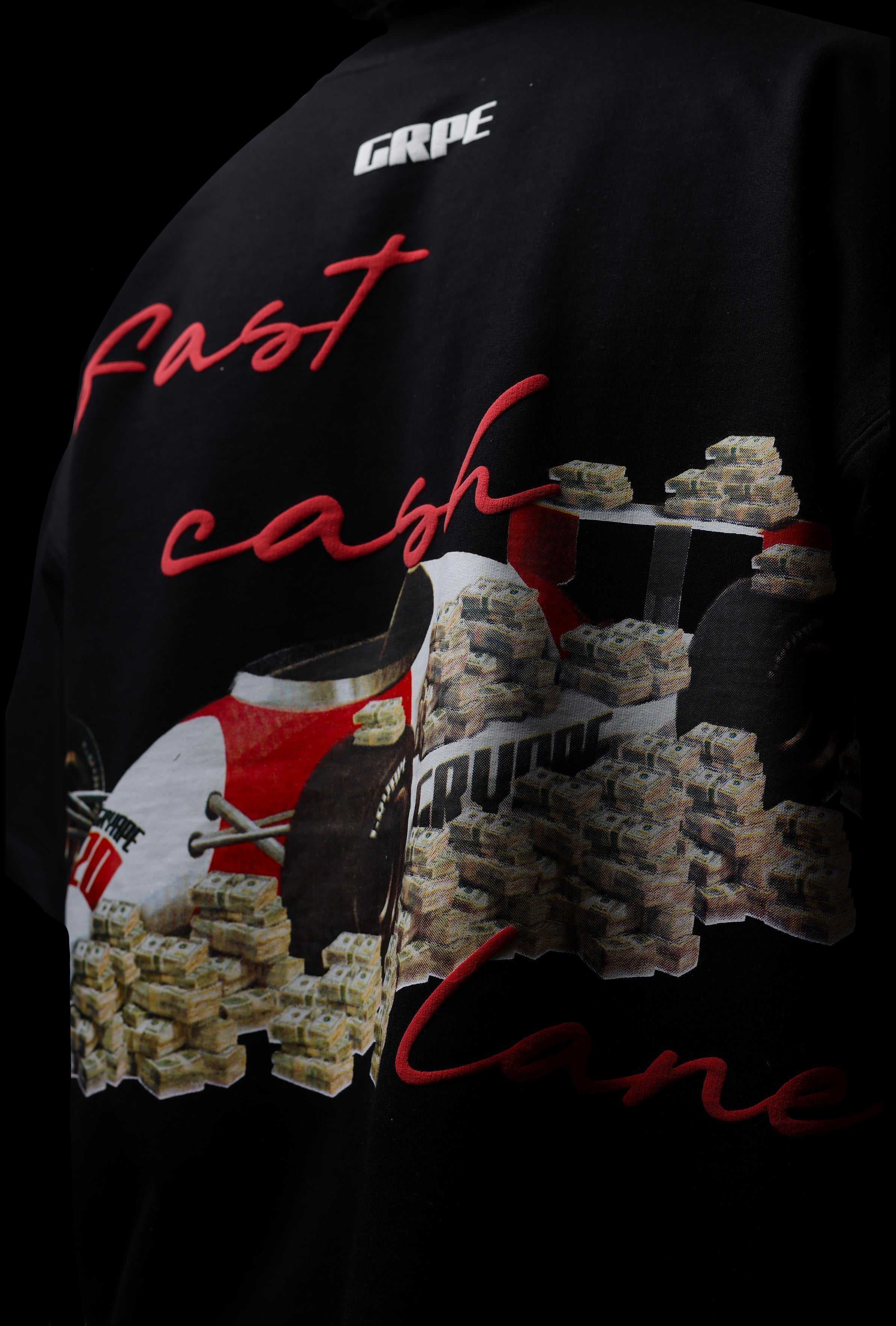 BLACK FAST CASH T-SHIRT