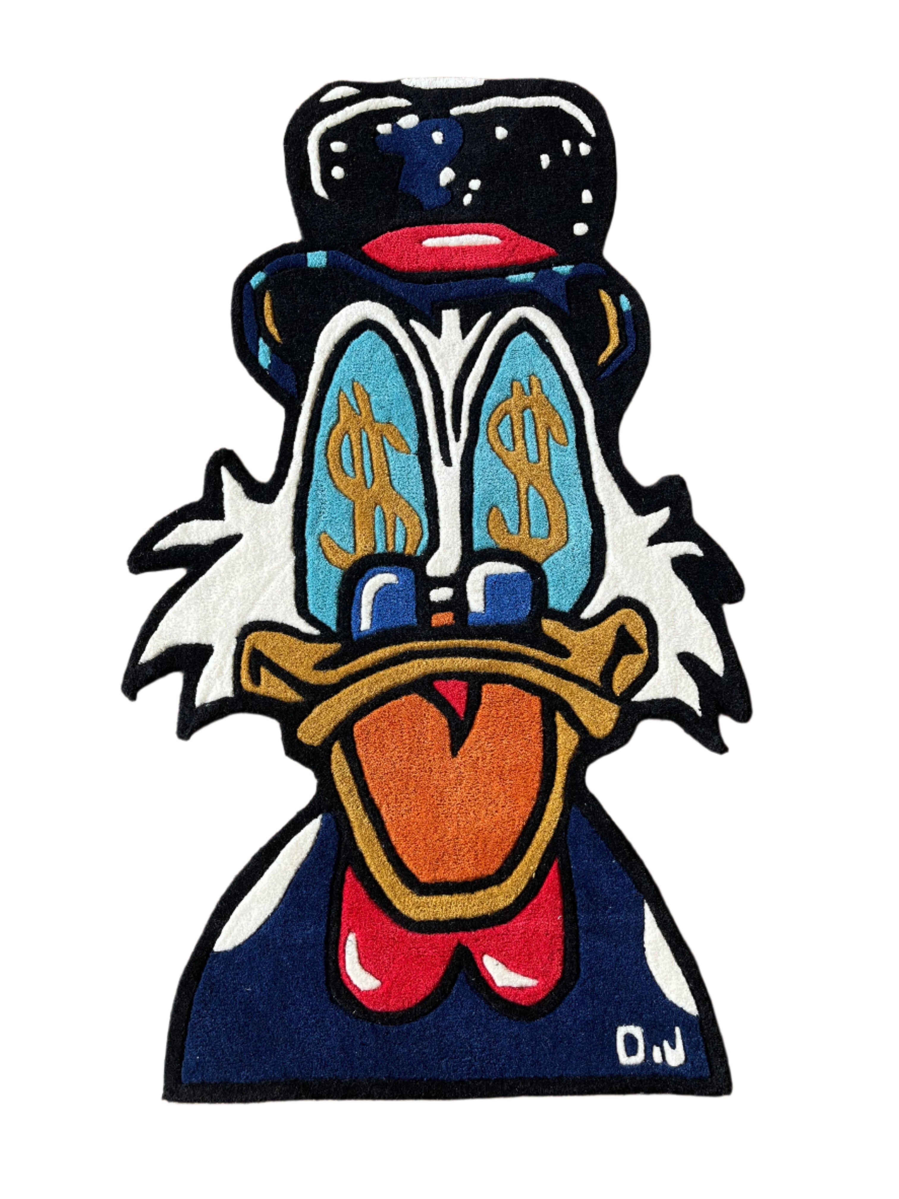 Dapper Dollar Duck Custom Rug
