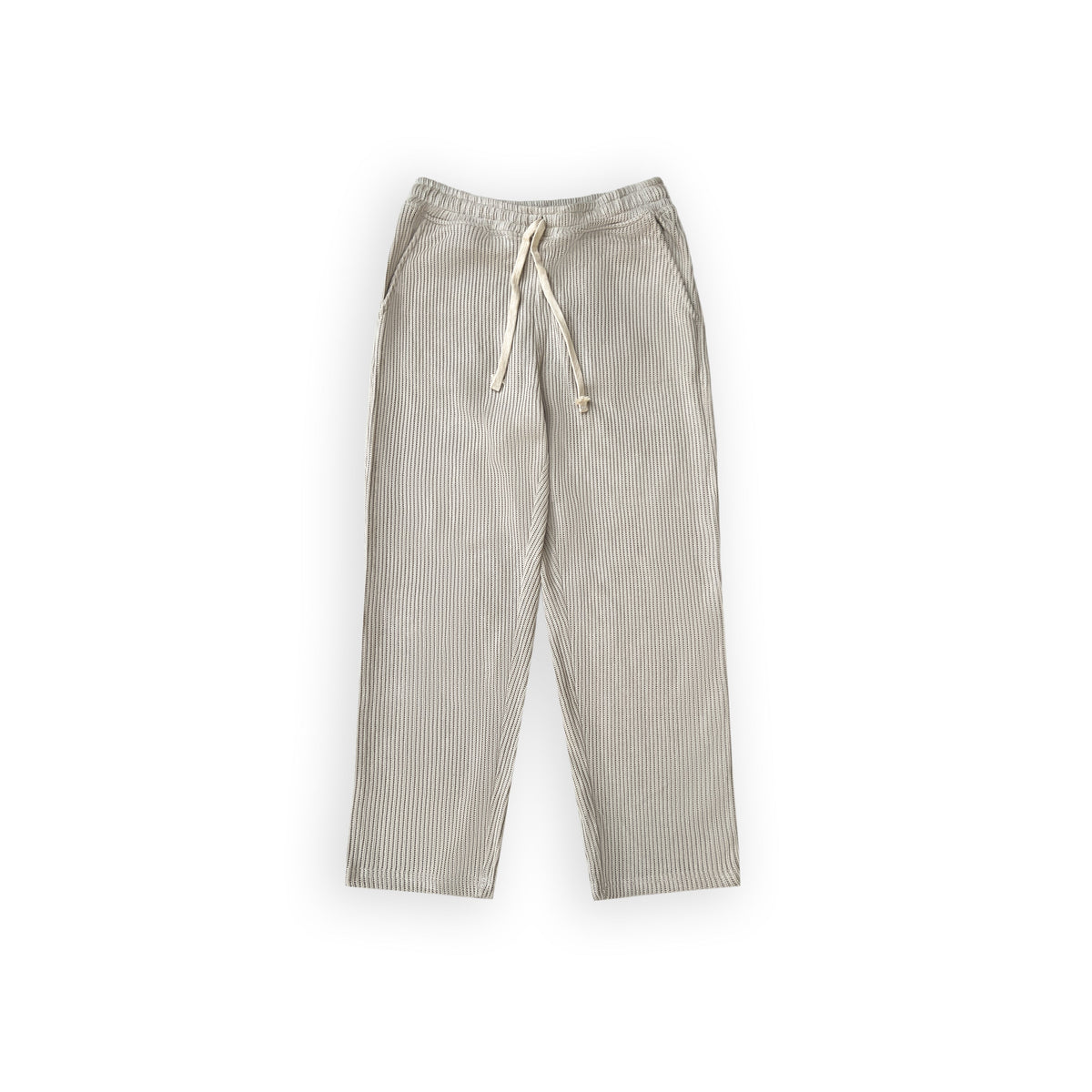SWEATER KNIT FABRIC PANT(CREAM)