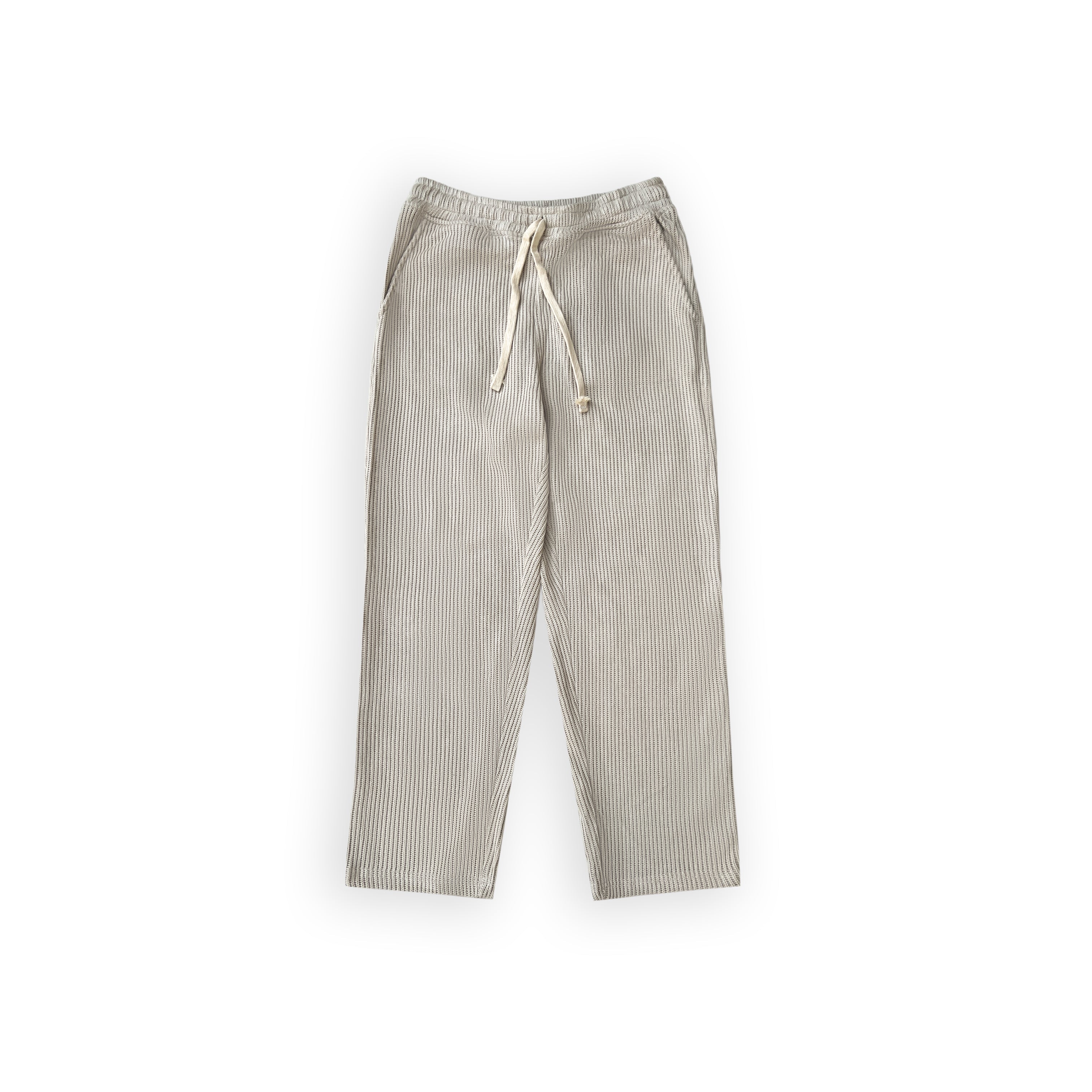 SWEATER KNIT FABRIC PANT(CREAM)