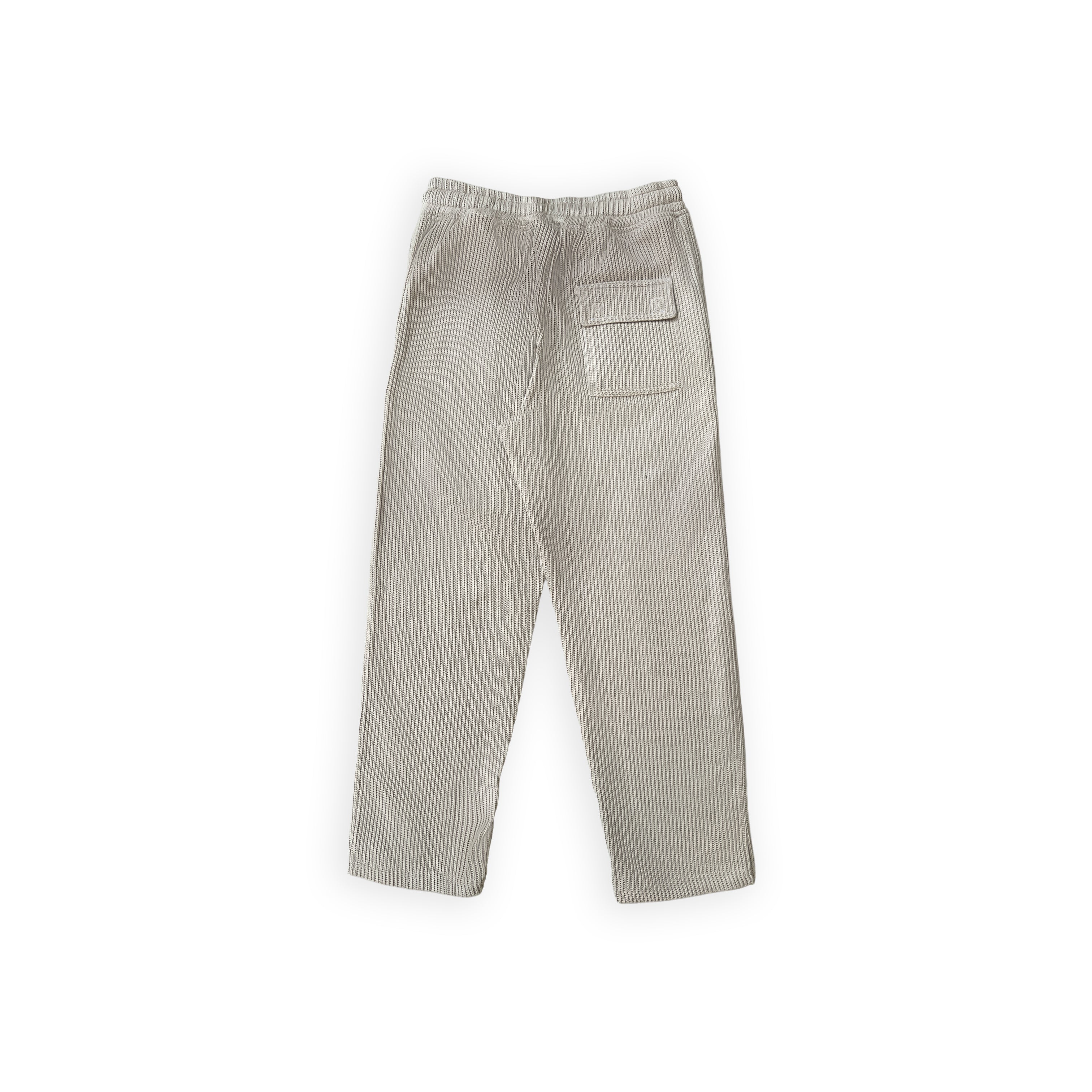 SWEATER KNIT FABRIC PANT(CREAM)