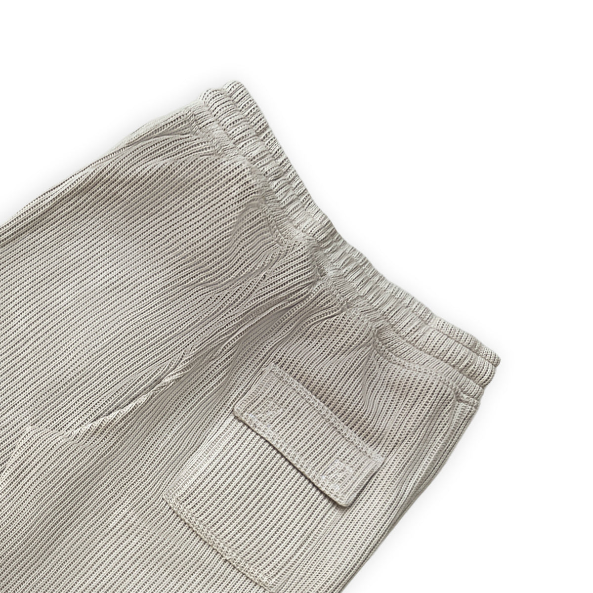 SWEATER KNIT FABRIC PANT(CREAM)