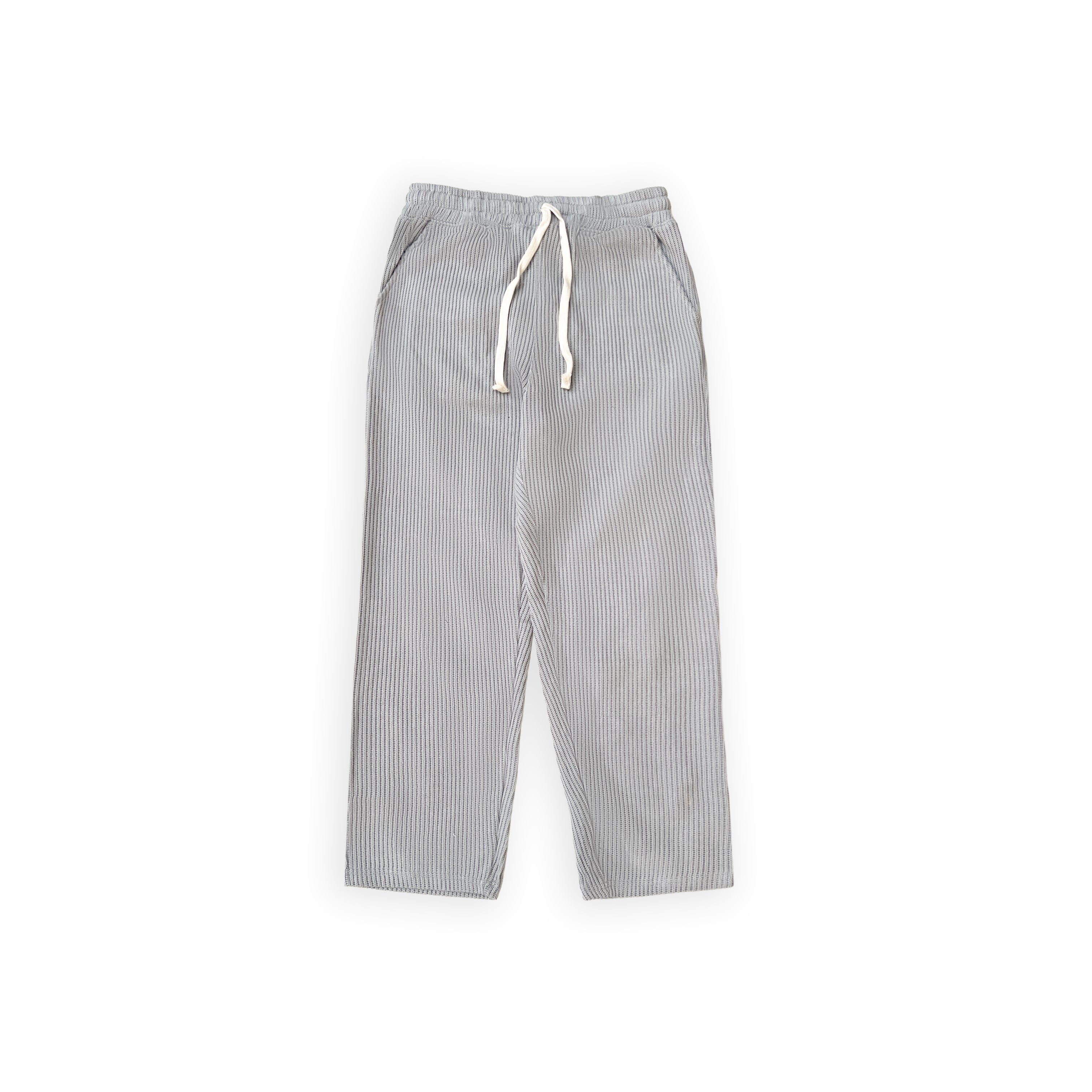 SWEATER KNIT FABRIC PANT(LIGHT GREY)