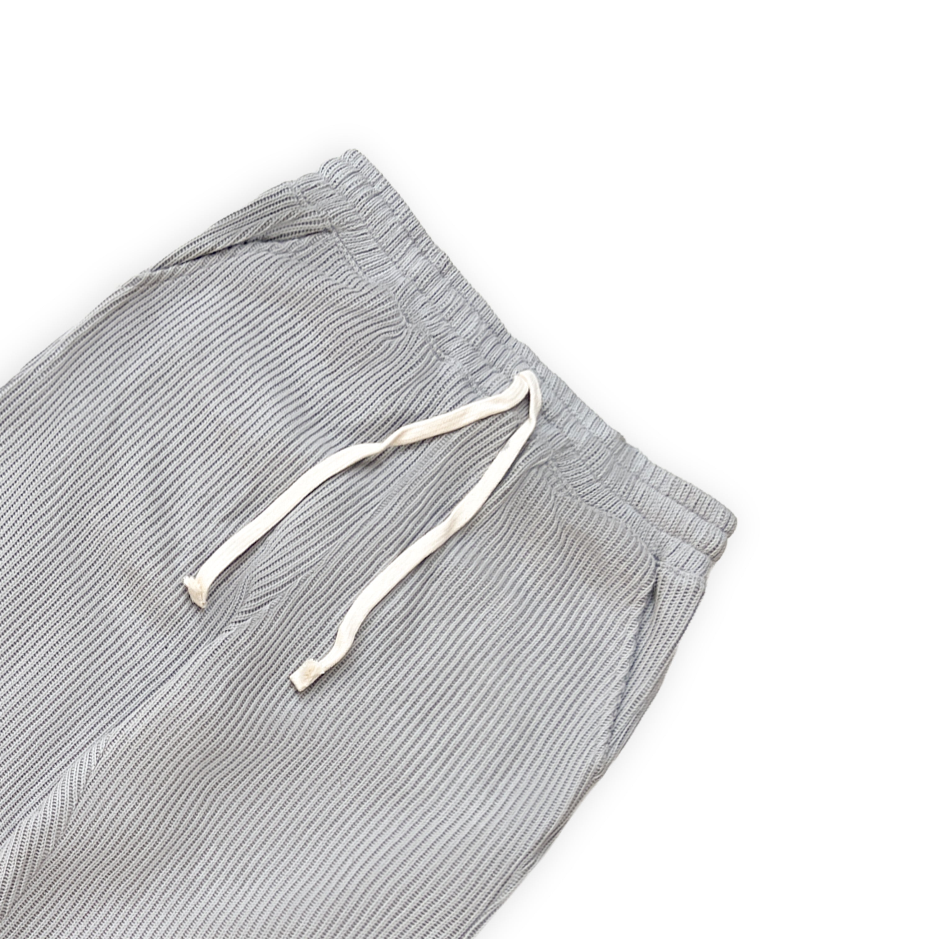 SWEATER KNIT FABRIC PANT(LIGHT GREY)