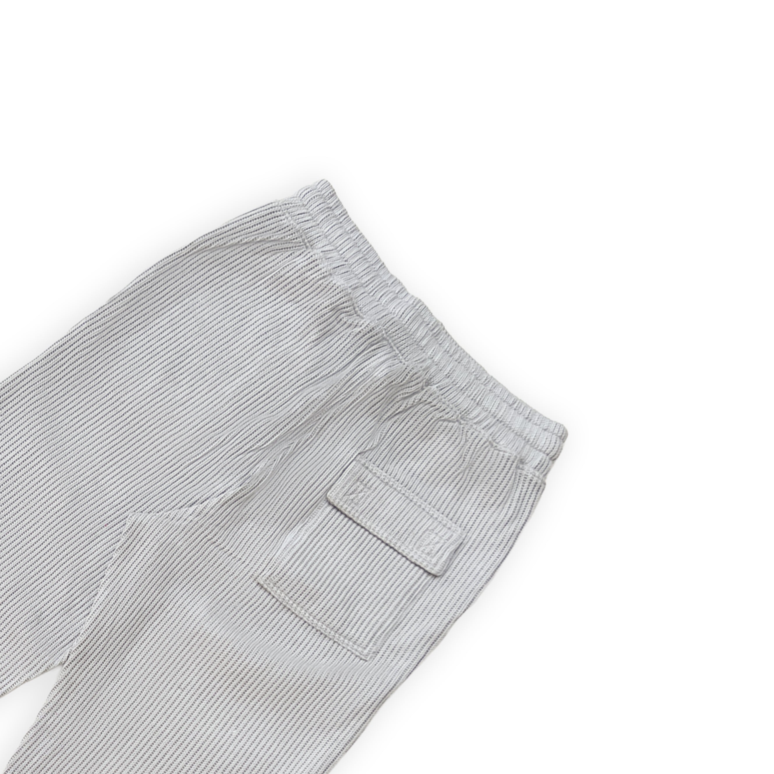 SWEATER KNIT FABRIC PANT(LIGHT GREY)