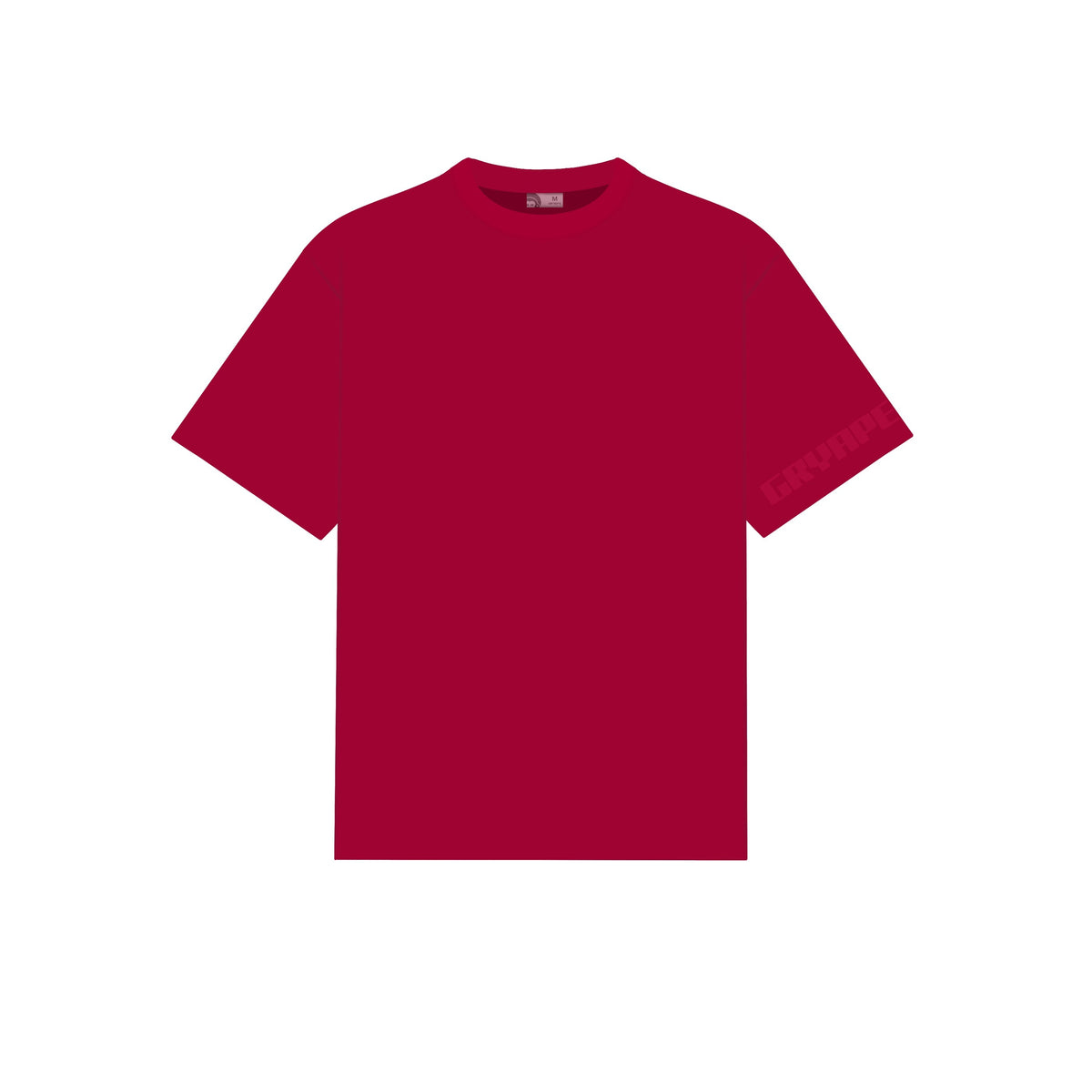 Red t-shirt on a white background - Crepdog Crew