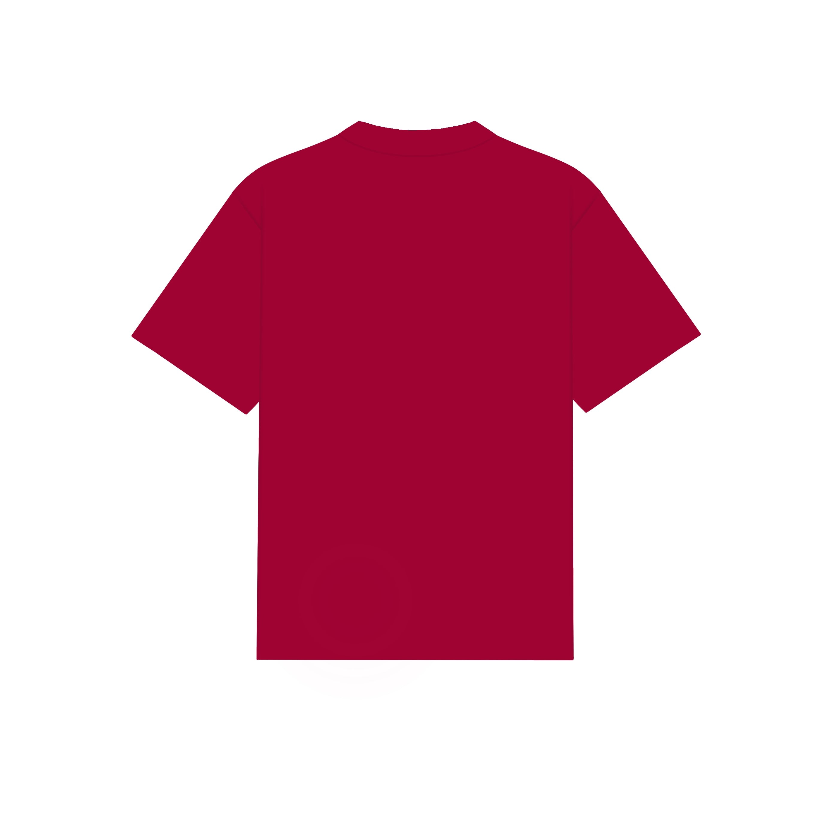 Blue t-shirt with white text on a white background - Crepdog Crew