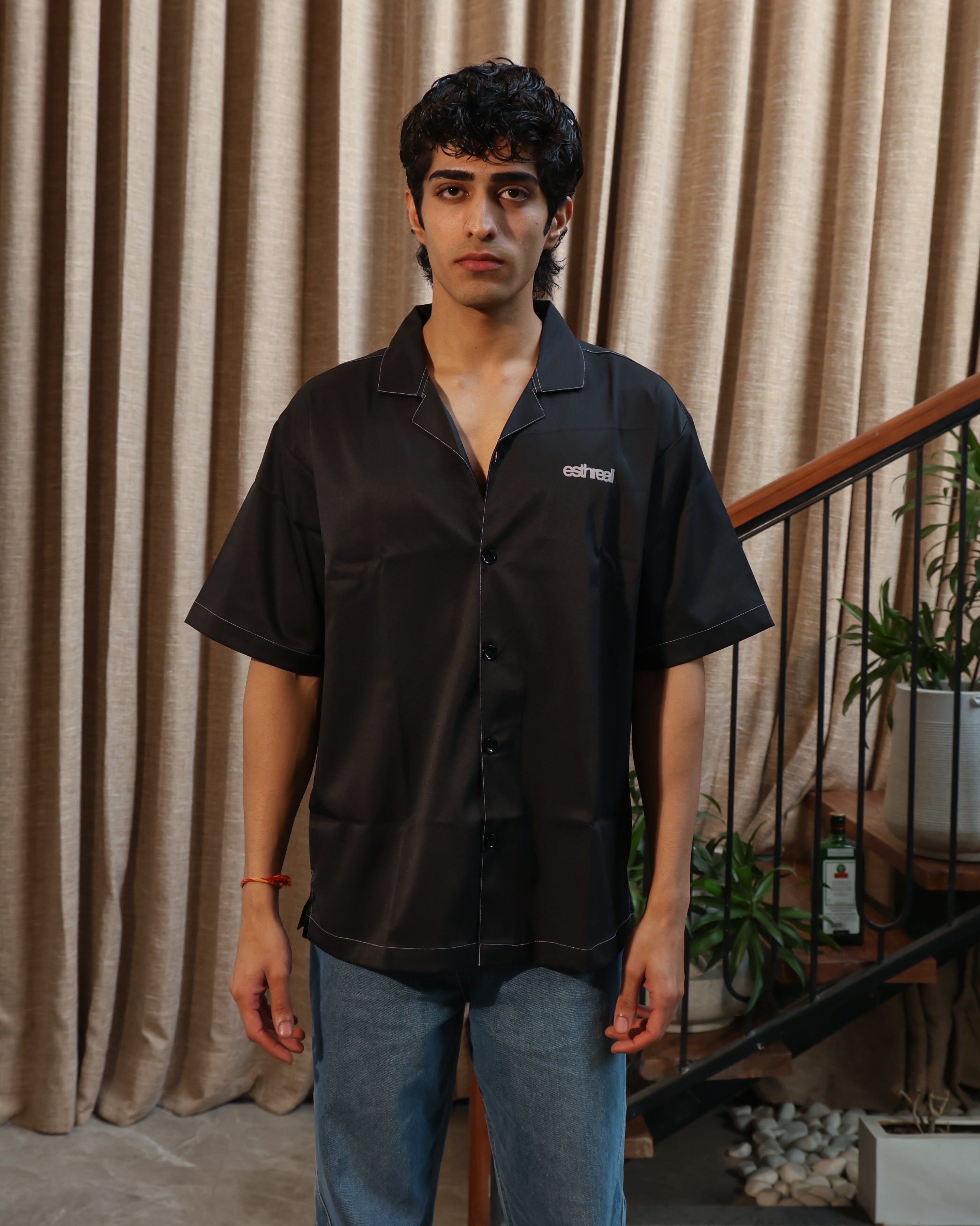Her | Contrast Stitch Shirt