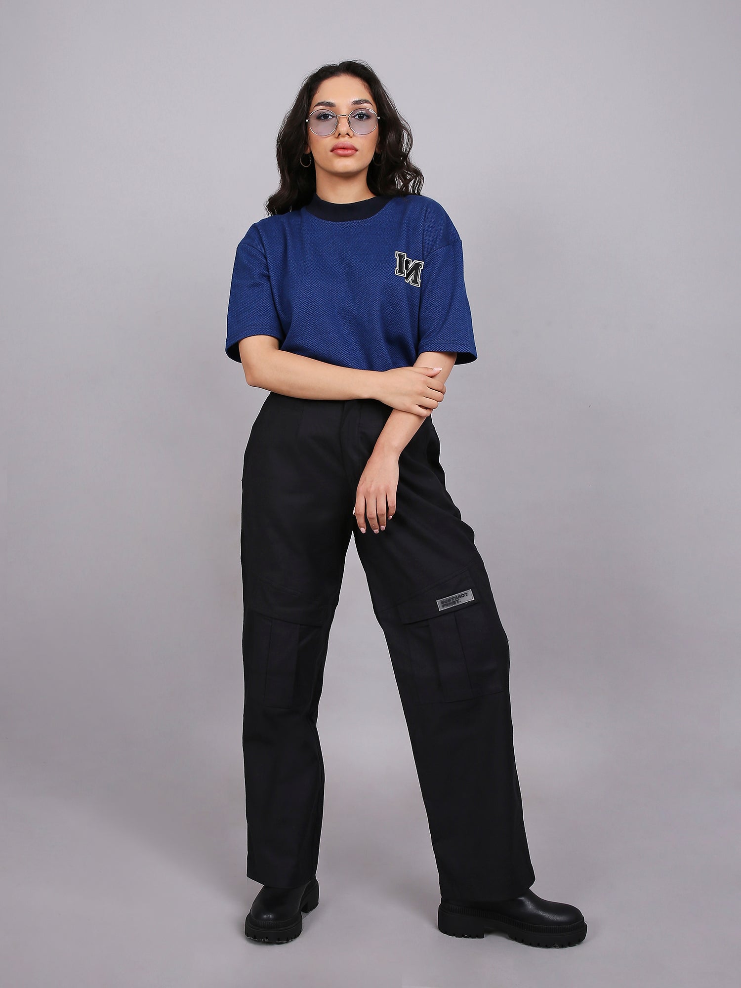 Blue Beats - Oversized T-shirt (Blue)