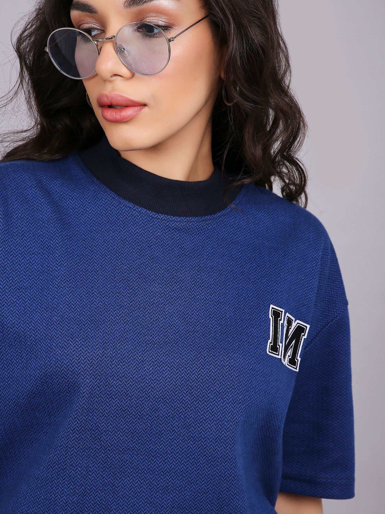 Blue Beats - Oversized T-shirt (Blue)
