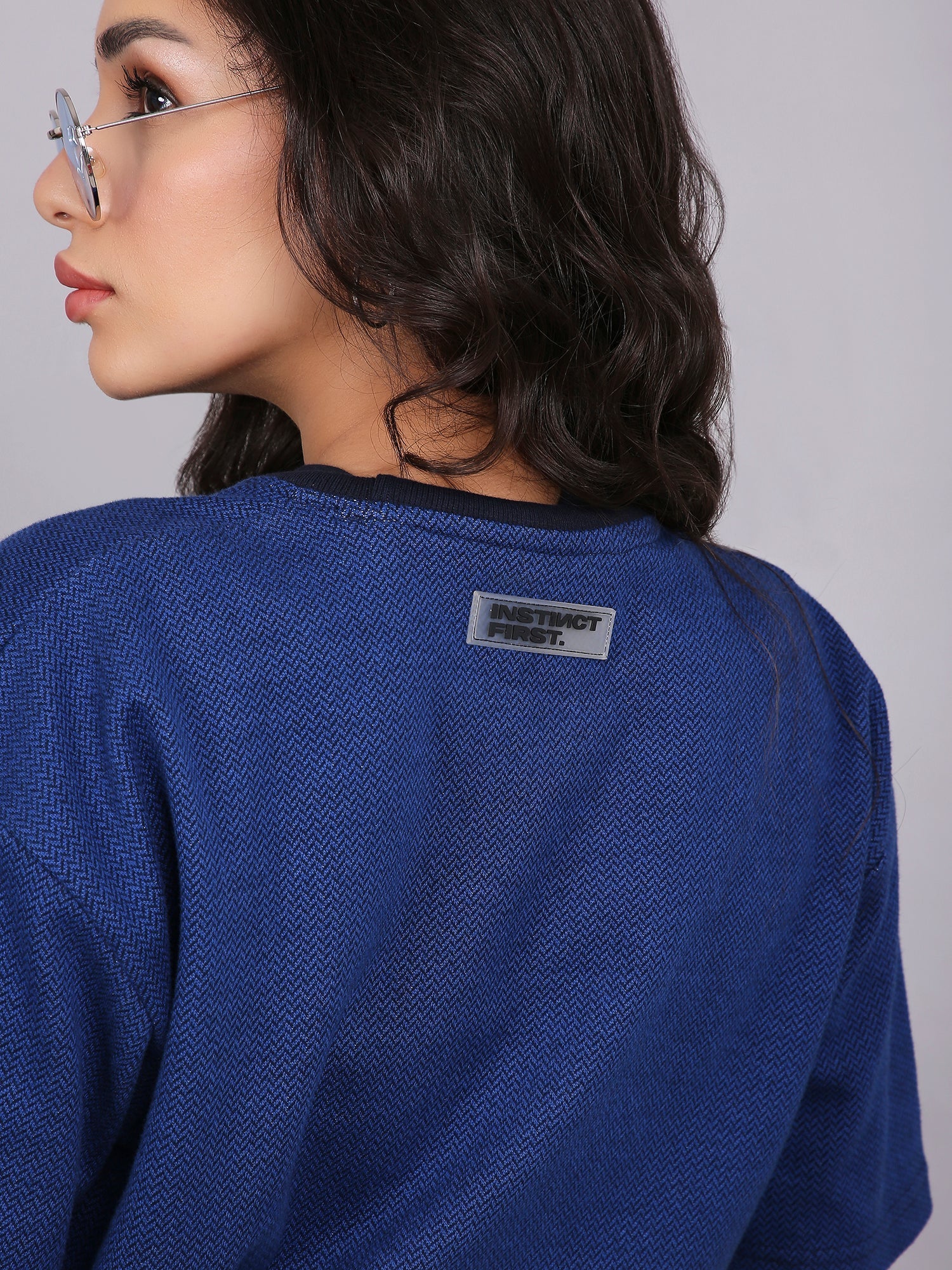Blue Beats - Oversized T-shirt (Blue)