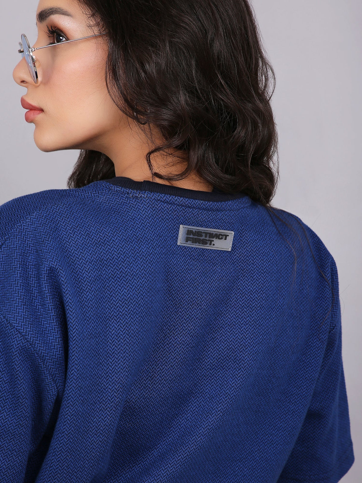 Blue Beats - Oversized T-shirt (Blue)