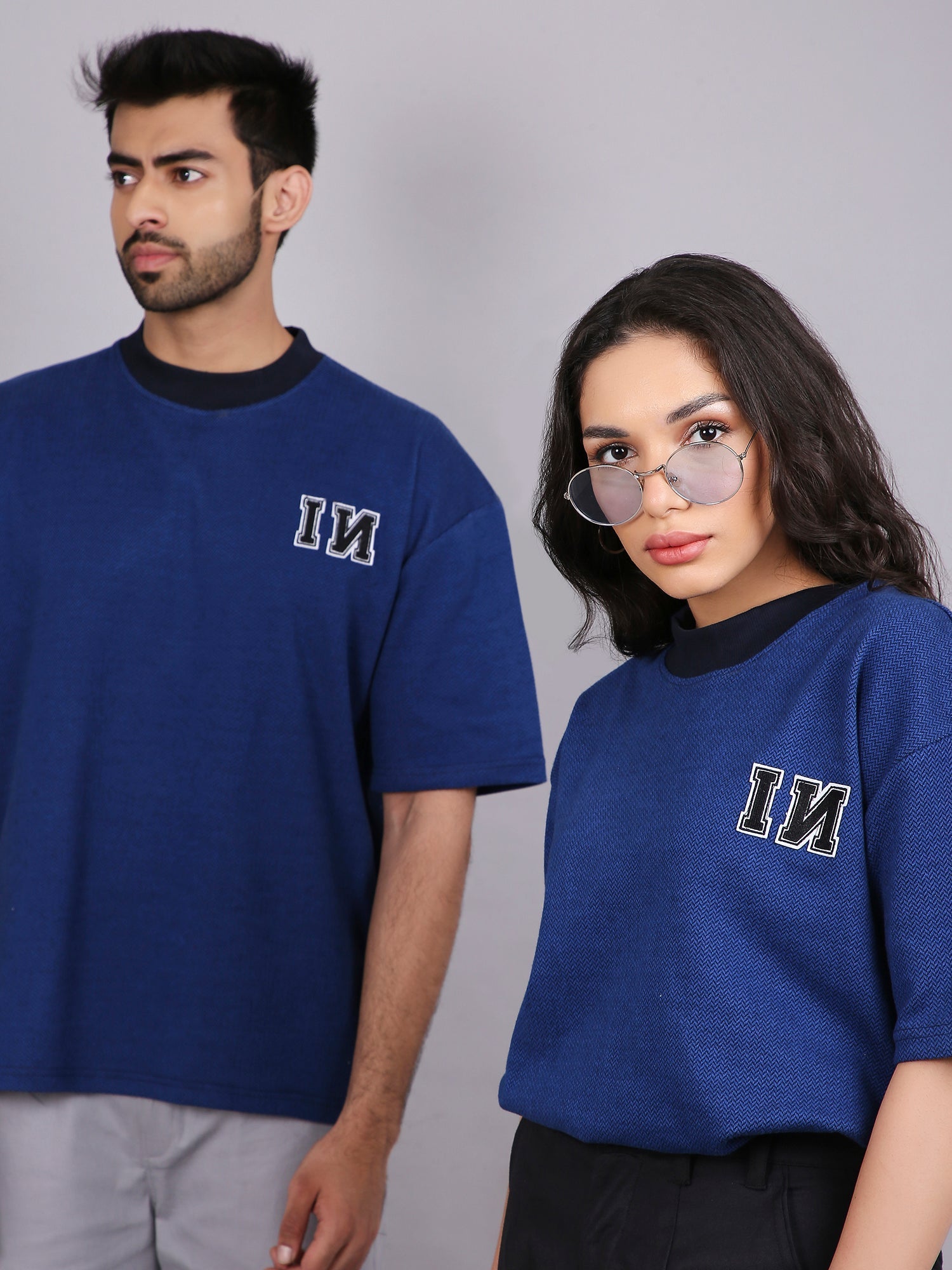 Blue Beats - Oversized T-shirt (Blue)