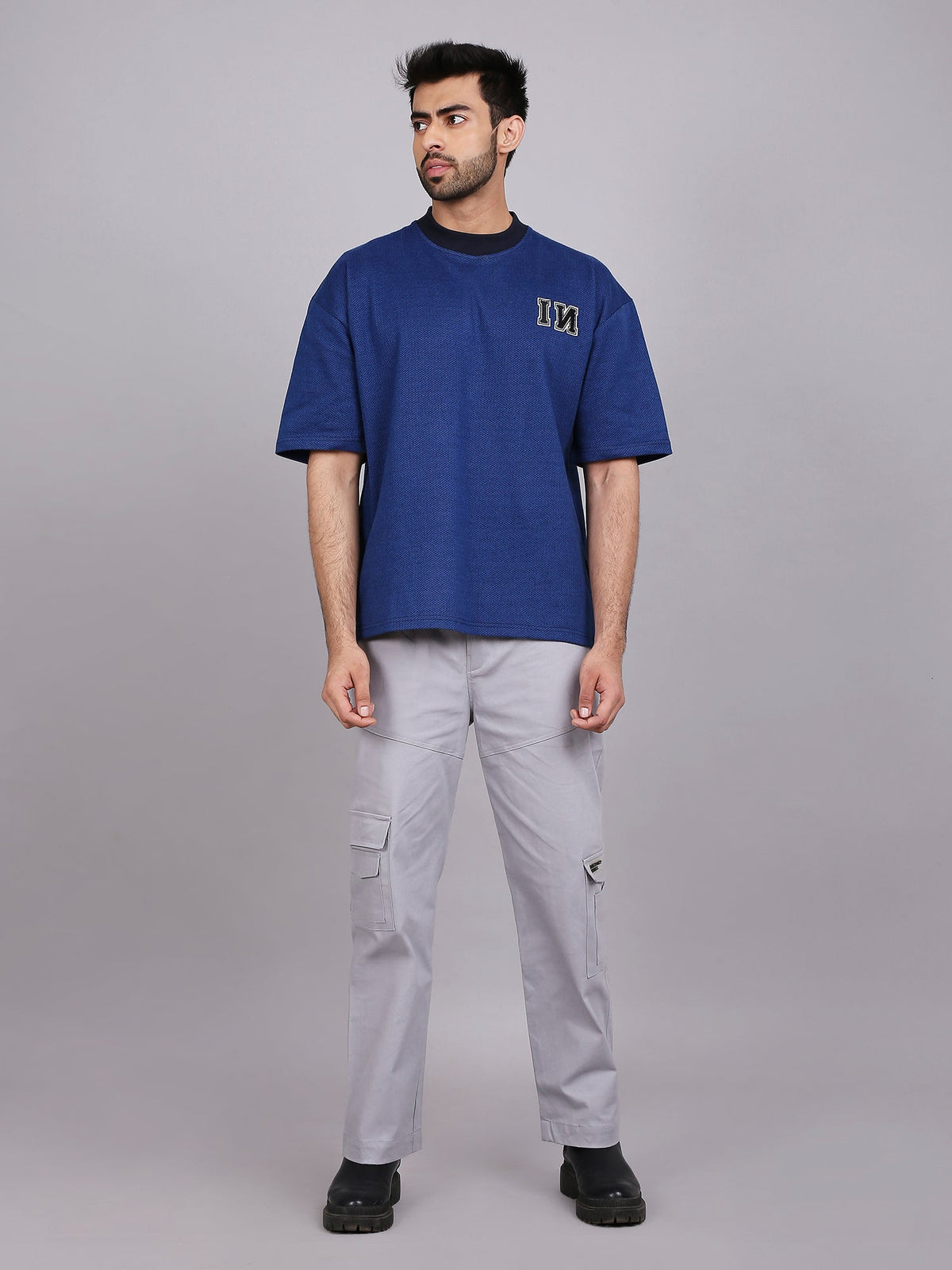 Blue Beats - Oversized T-shirt (Blue)